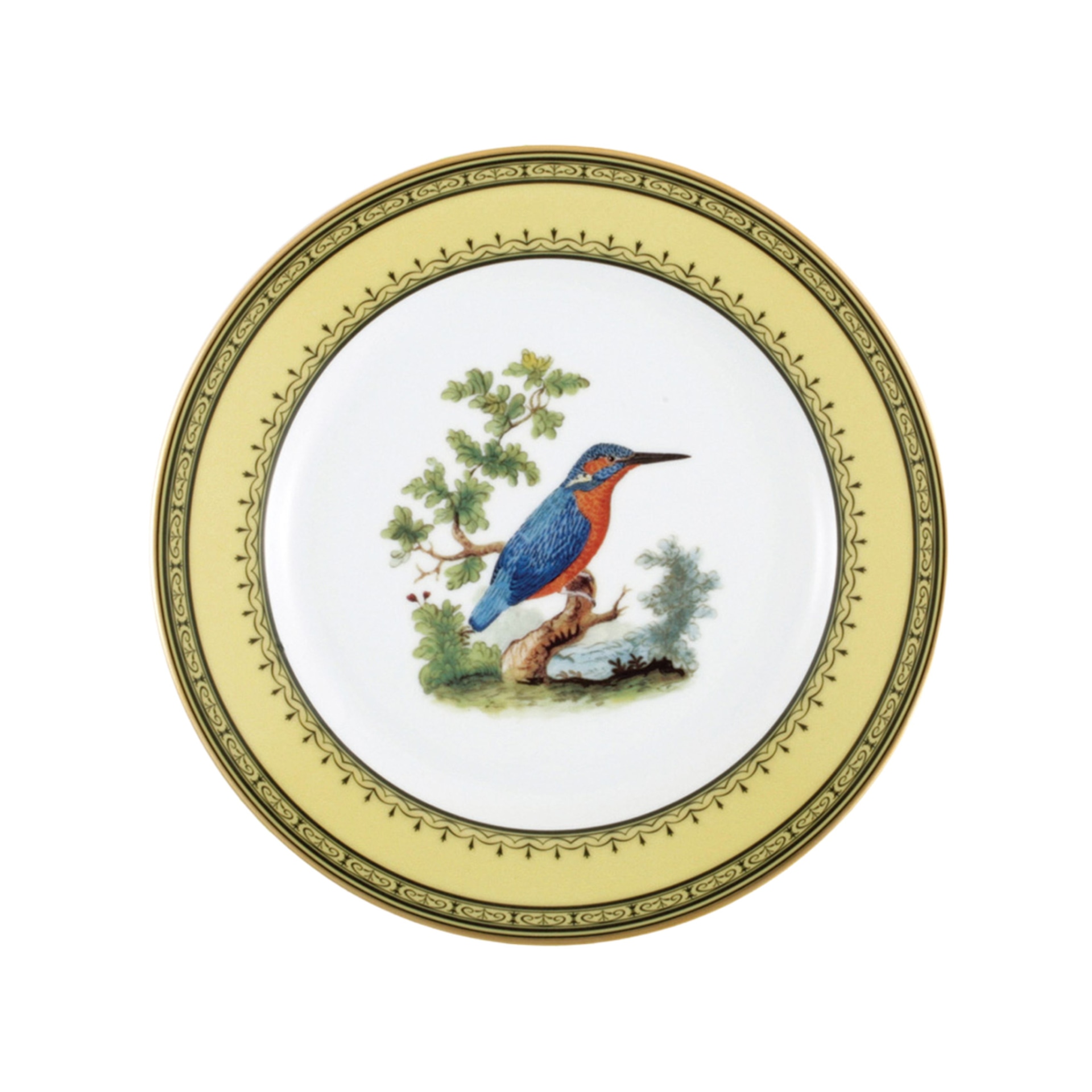 Bernardaud, Jardin du Roi, Salad plate, kingfisher