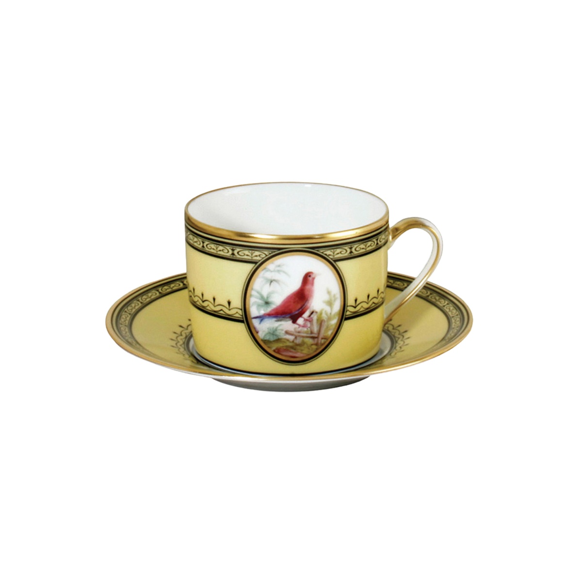 Bernardaud, Jardin du Roi, Tea cup and saucer