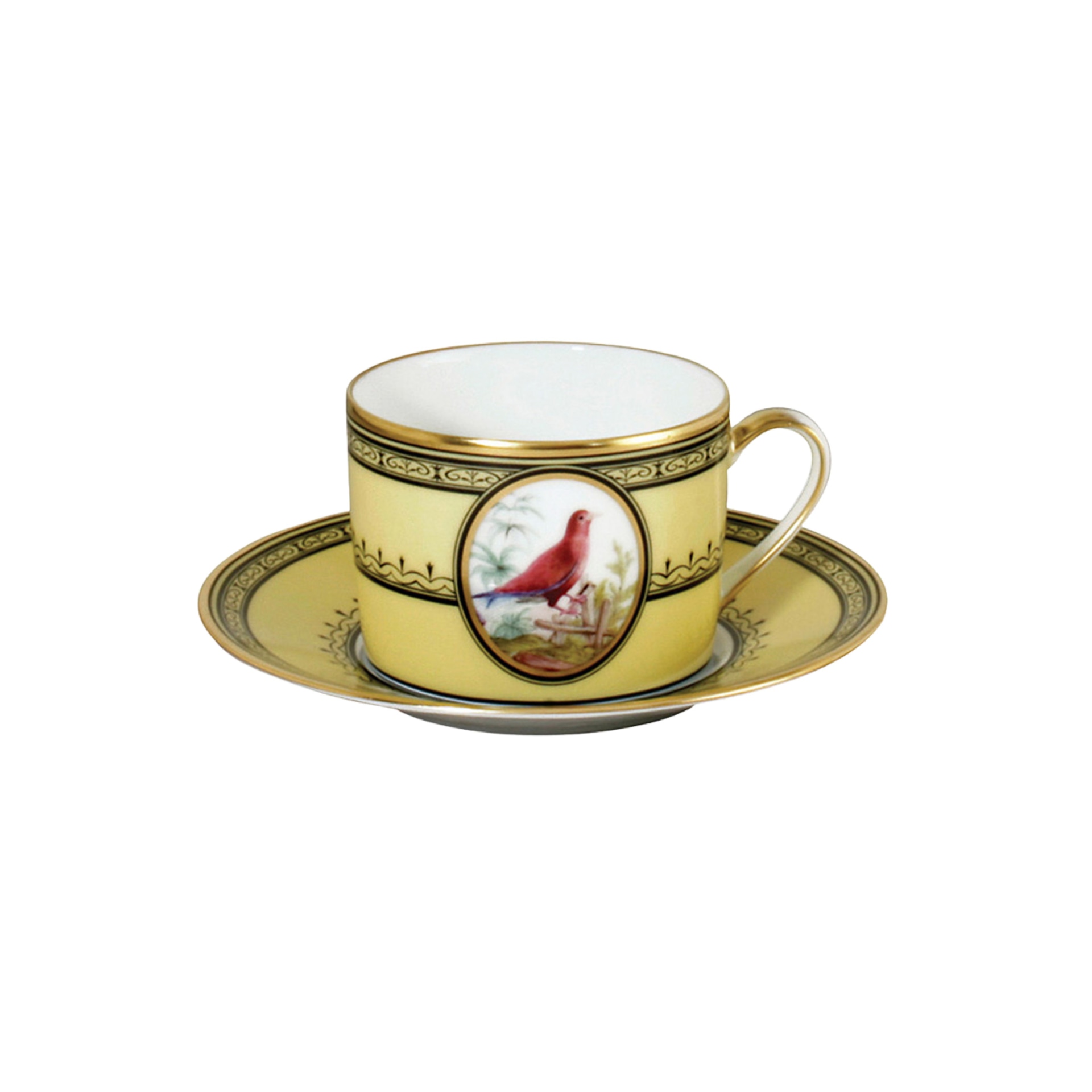 Bernardaud, Jardin du Roi, Tea cup and saucer