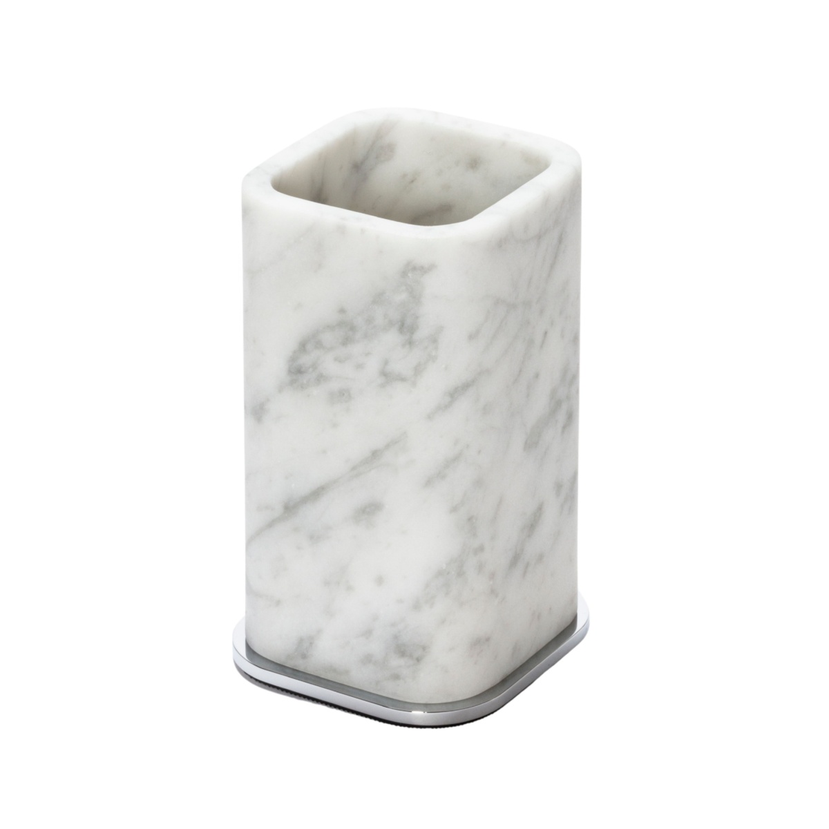 Giobagnara, Polo Arabescato White Marble Bathroom Set, Toothbrush holder