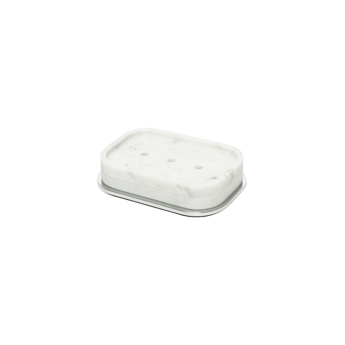 Giobagnara, Polo Arabescato White Marble Bathroom Set, Rectangular soap bowl