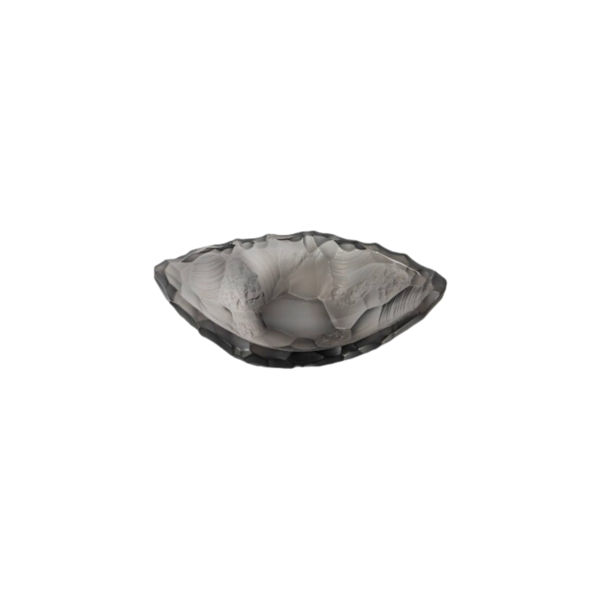 Lalique, Silex bowls, Small bowl, grey