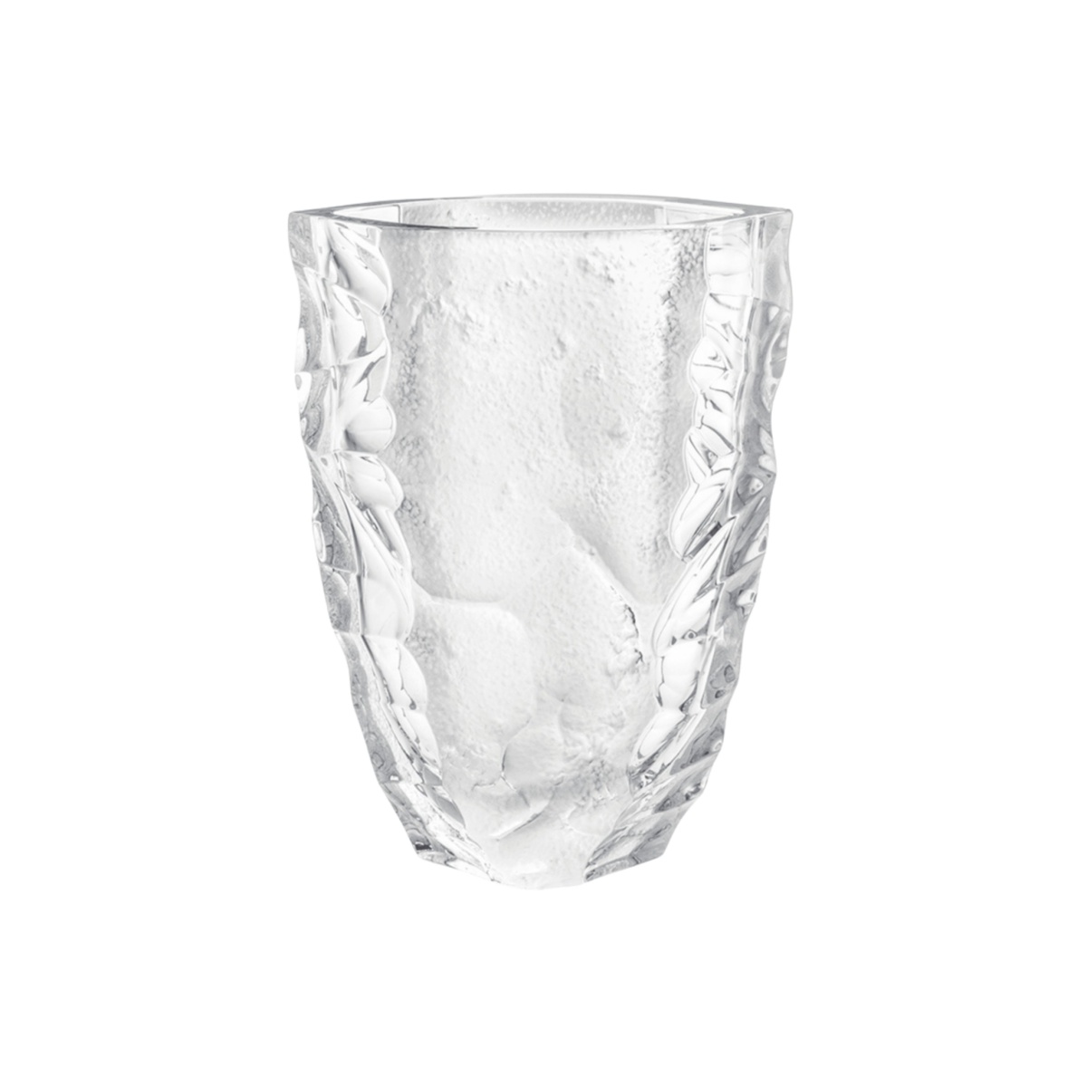 Lalique, Silex vases, Large vase, clear