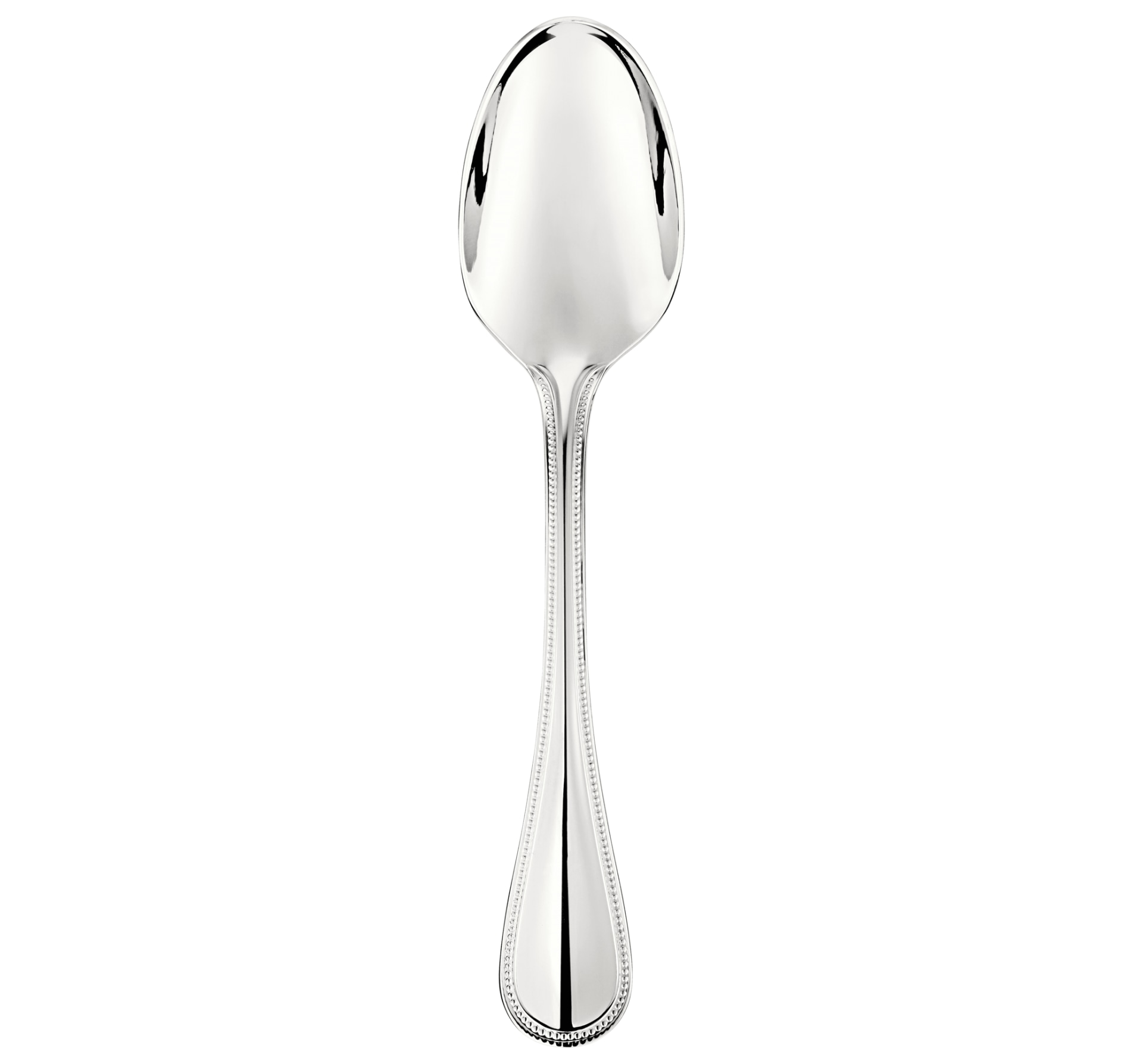 Christofle, Perles cutlery, stainless steel, Table spoon