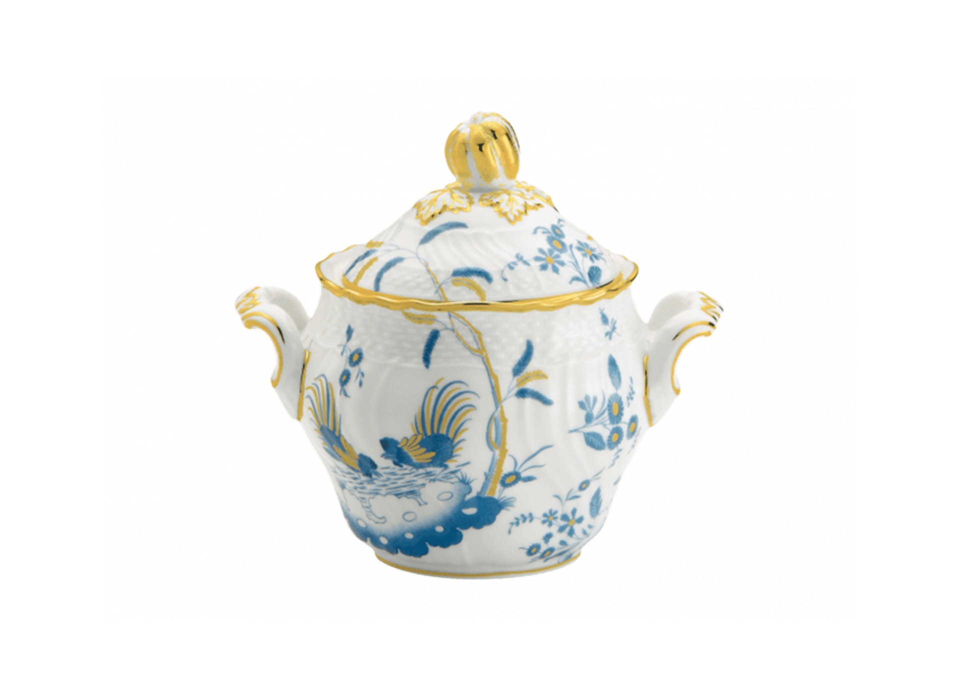 Ginori 1735, Oro Di Doccia, Coffee set sugar bowl