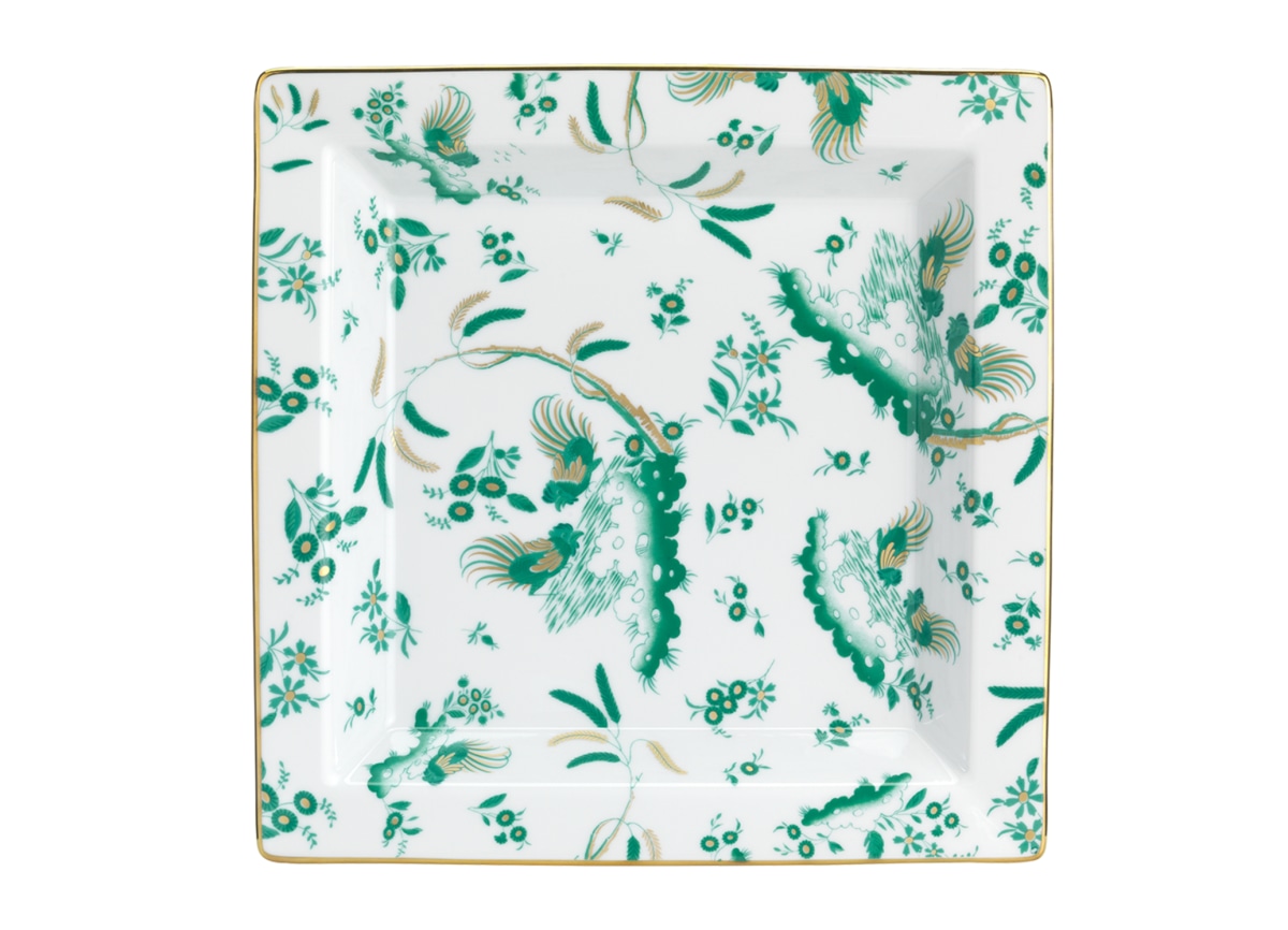 Ginori 1735, Oro Di Doccia, LARGE SQUARE CHANGE TRAY