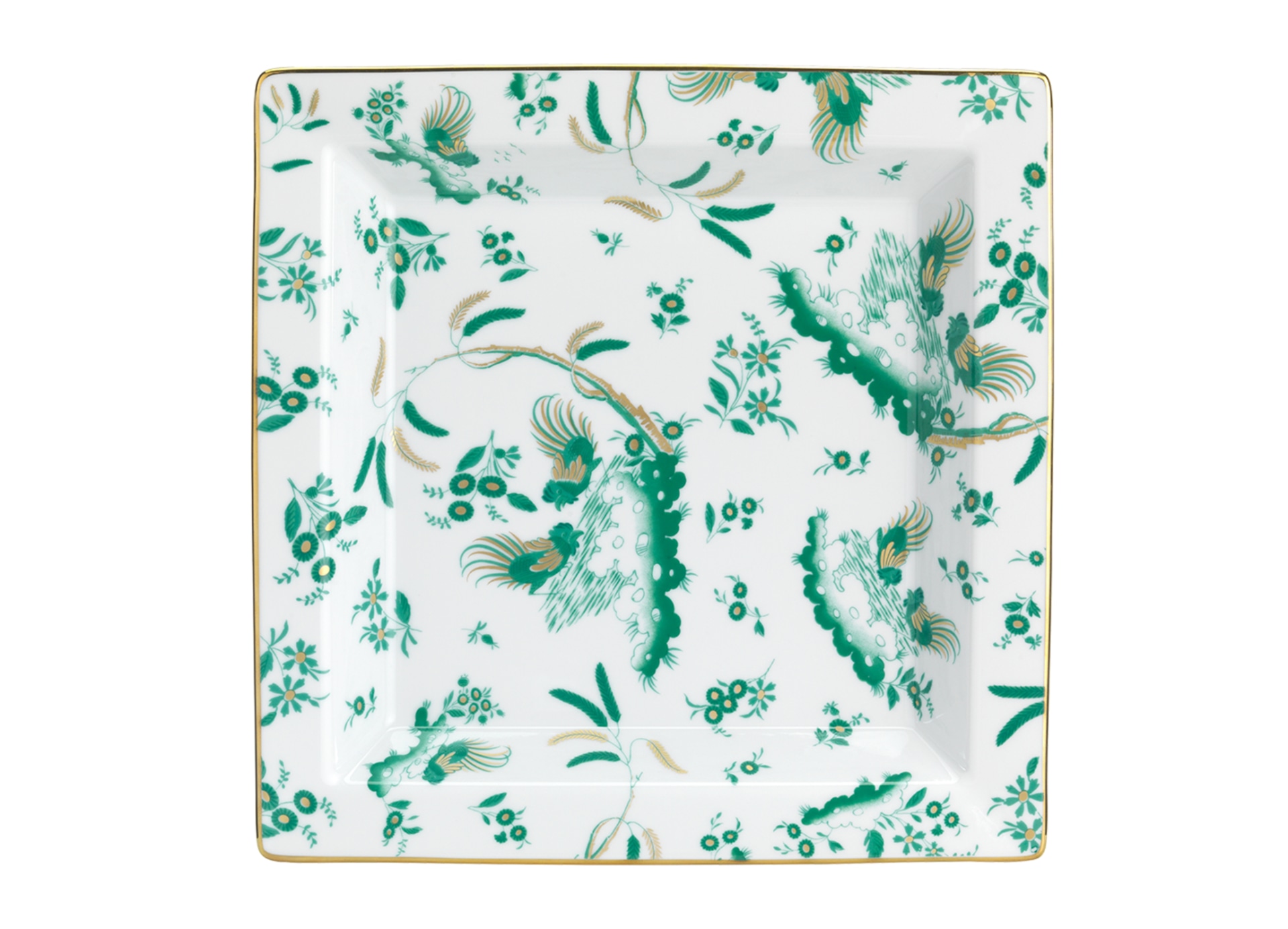 Ginori 1735, Oro Di Doccia, LARGE SQUARE CHANGE TRAY