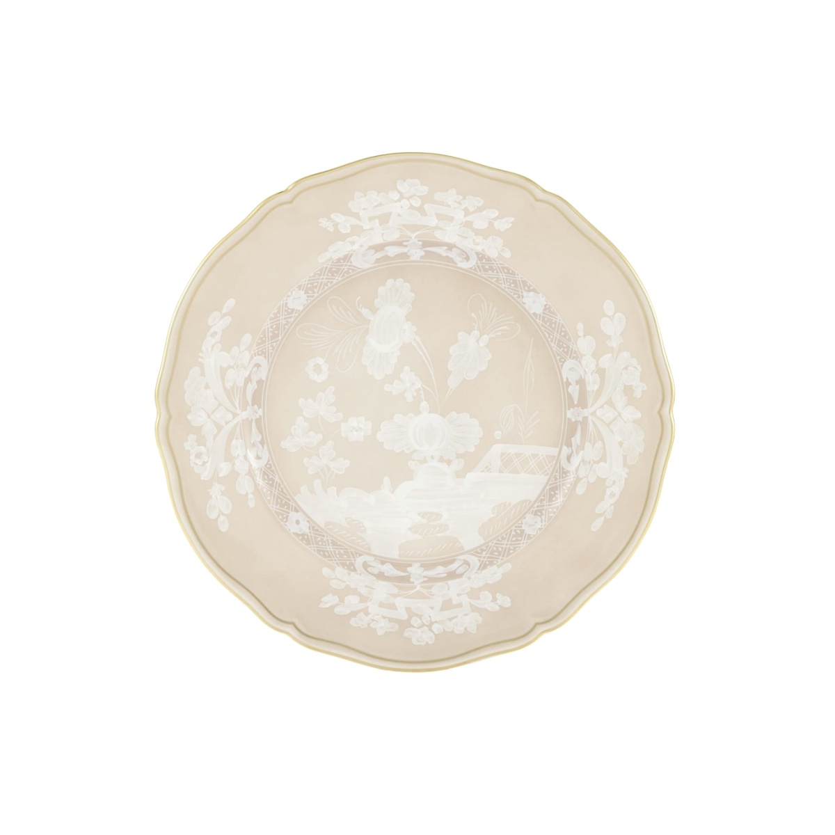 Ginori 1735, Oriente Italiano Castagna & Meringa, Presentation plate, meringa