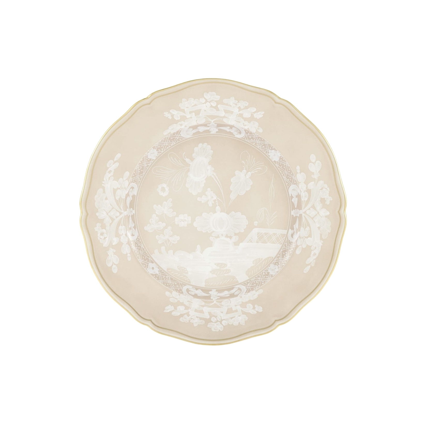 Ginori 1735, Oriente Italiano Castagna & Meringa, Presentation plate, meringa