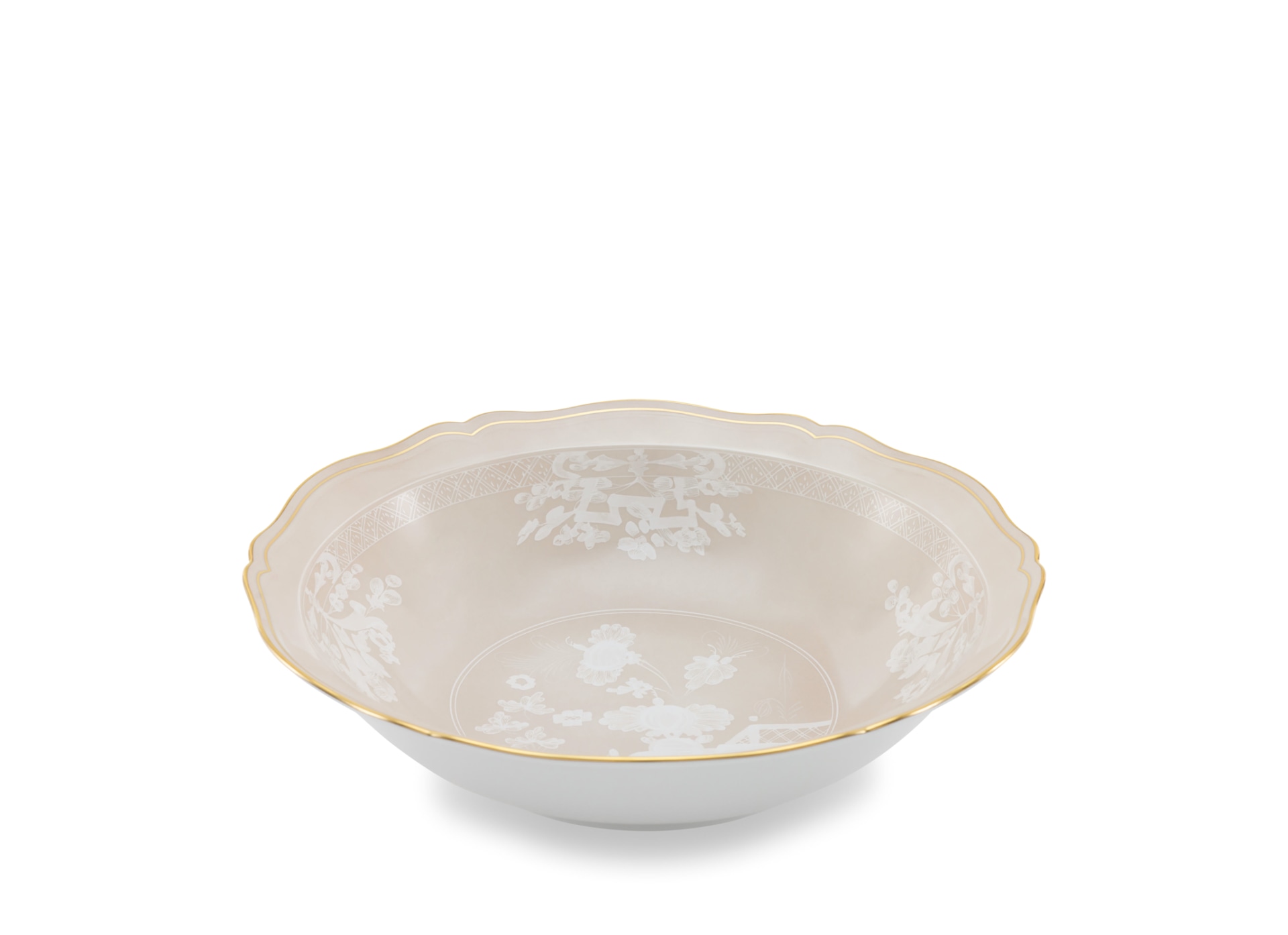 Ginori 1735, Oriente Italiano Castagna & Meringa, Serving bowl