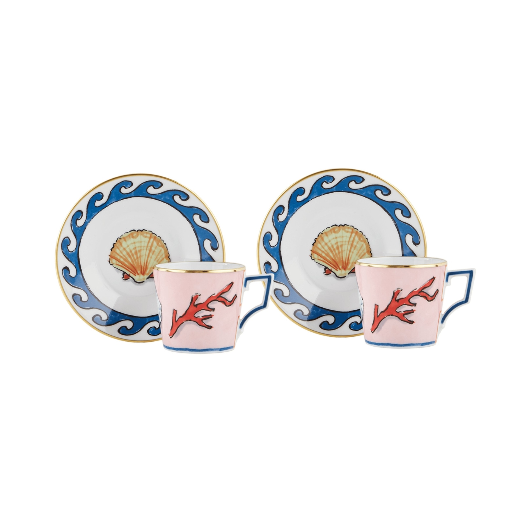 Ginori 1735, Il viaggio di Nettuno, Coffee set for two