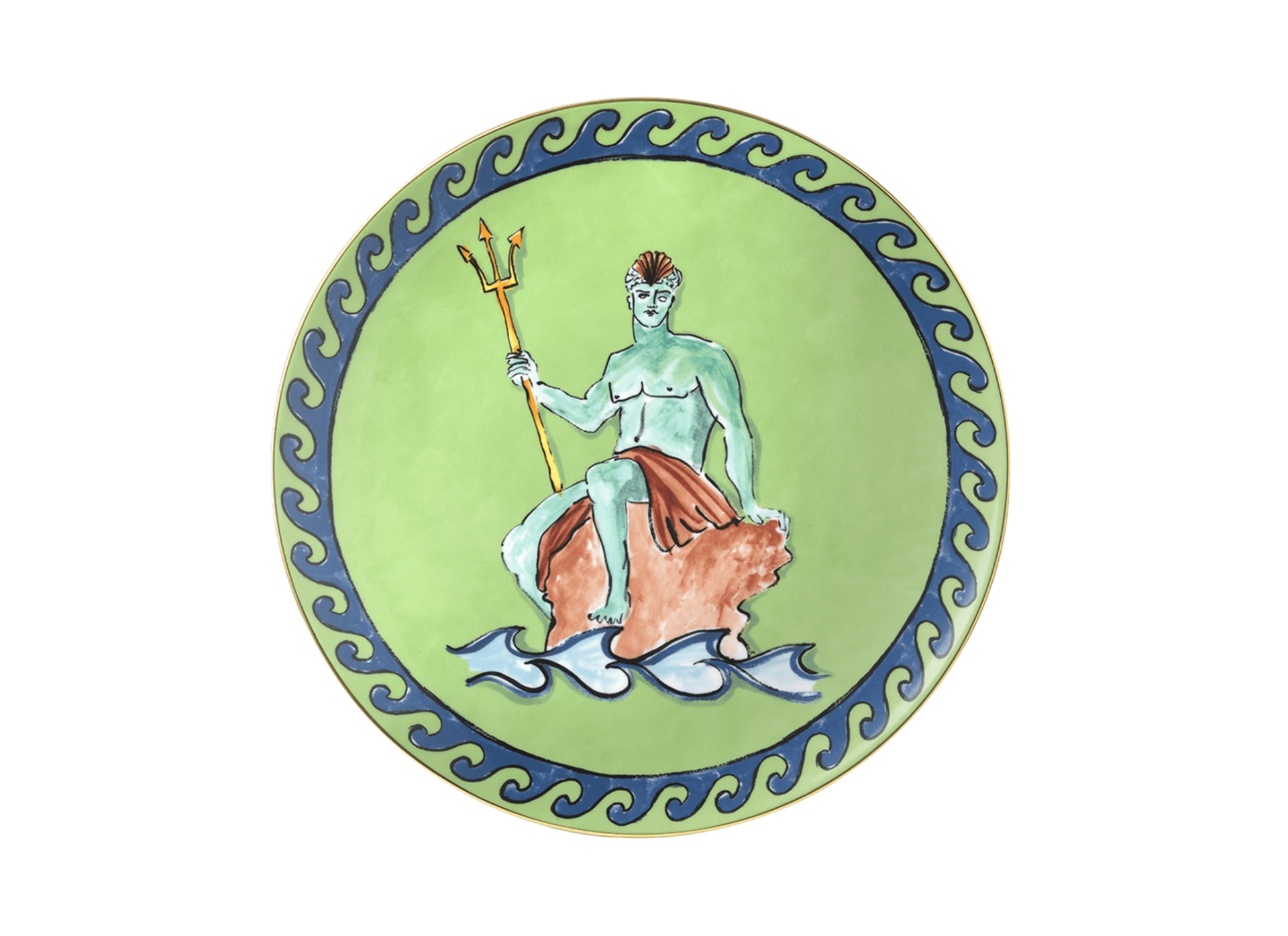 Ginori 1735, Il viaggio di Nettuno, Presentation plate