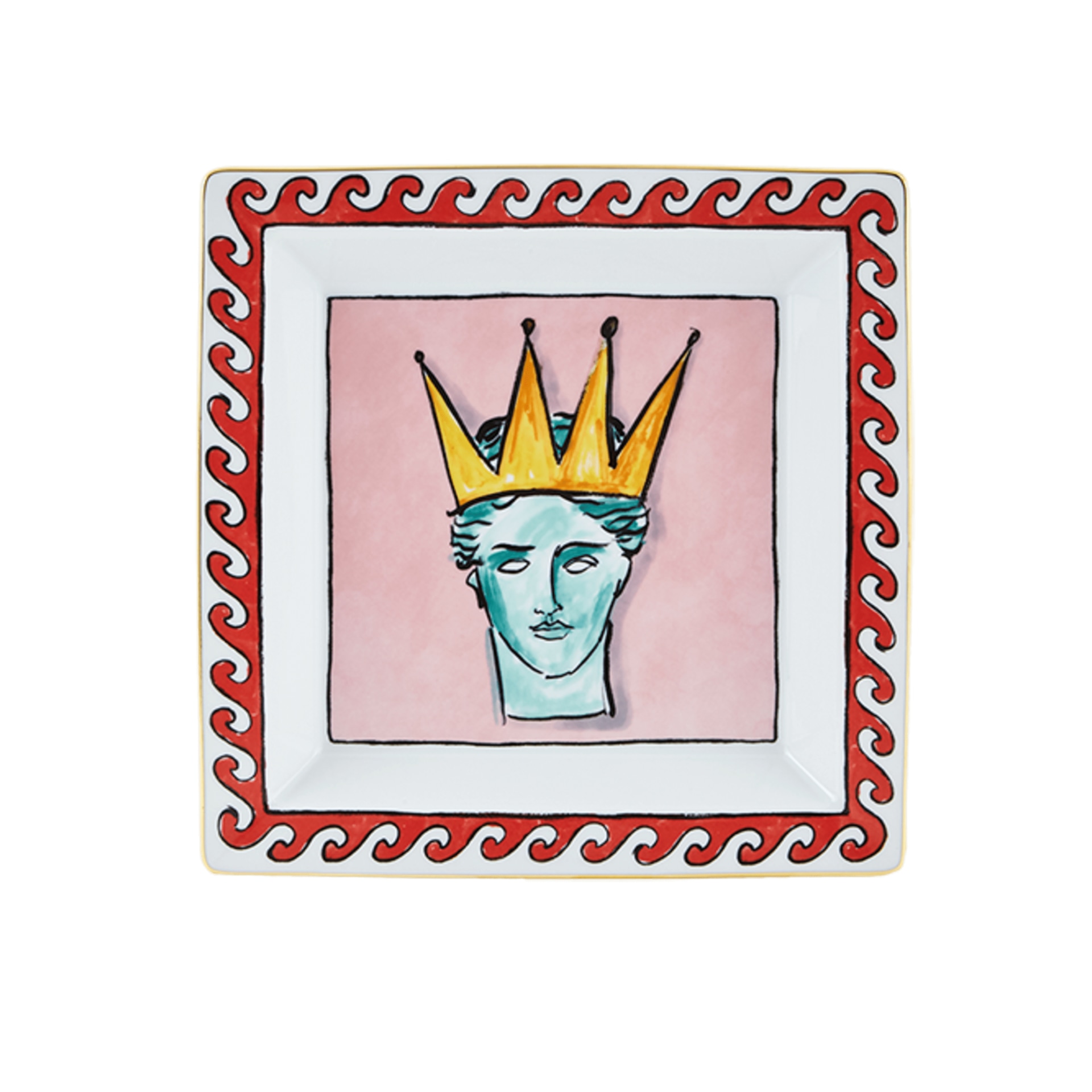 Ginori 1735, Il viaggio di Nettuno, LARGE SQUARE CHANGE TRAY