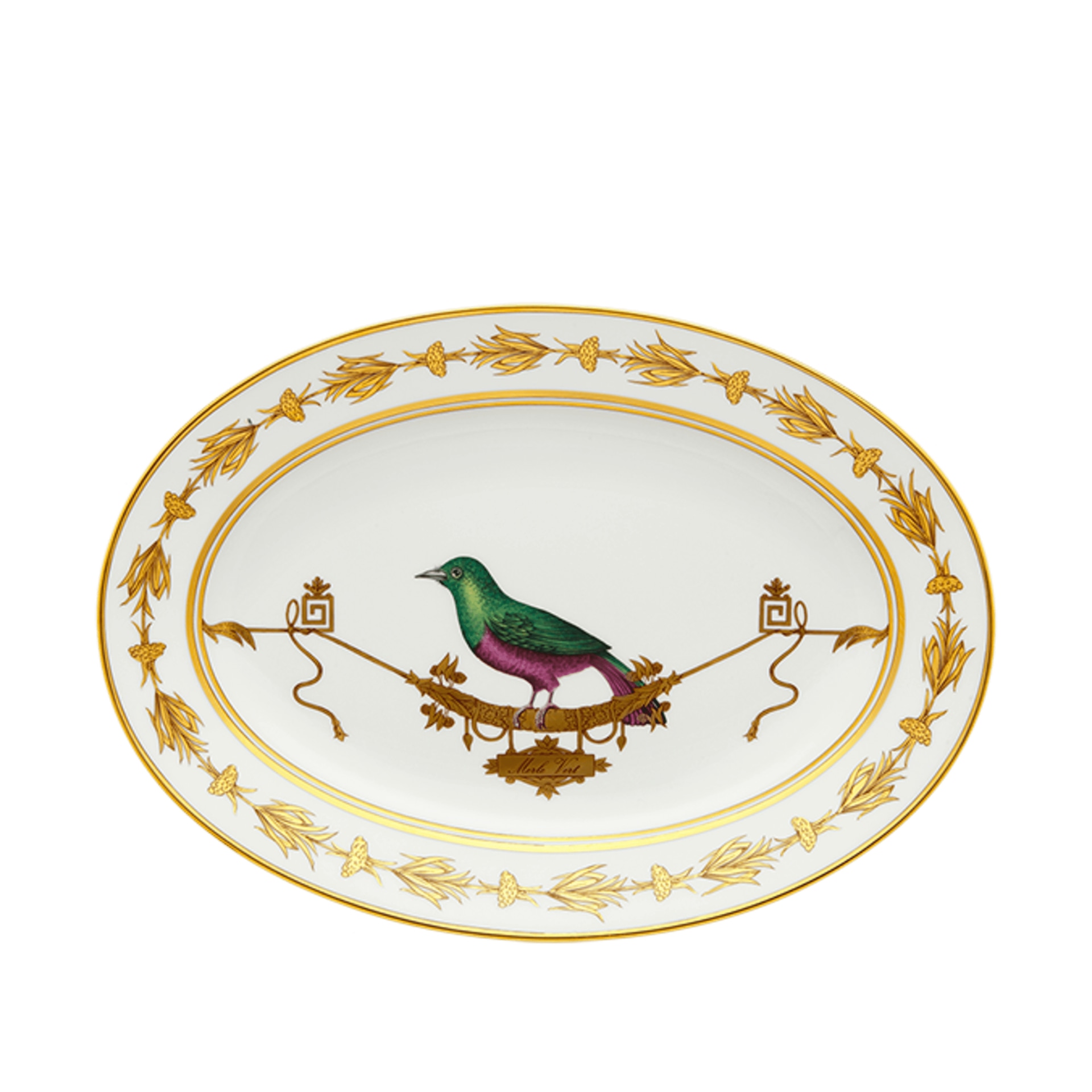 Ginori 1735, Voliere, Oval platter