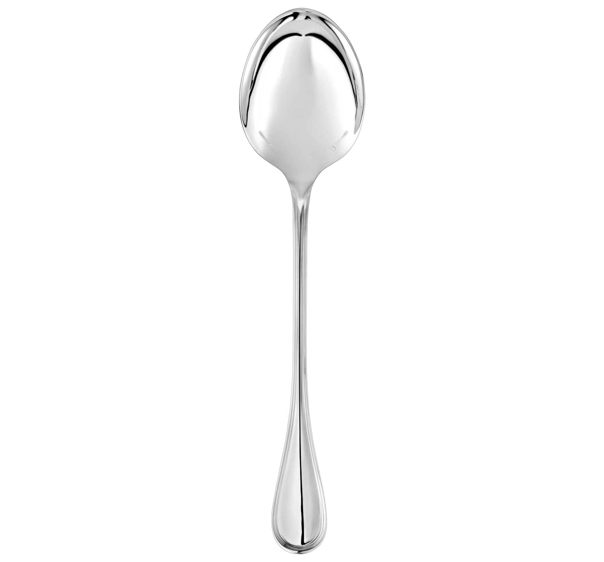 Christofle, Albi cutlery, sterling silver, Serving spoon