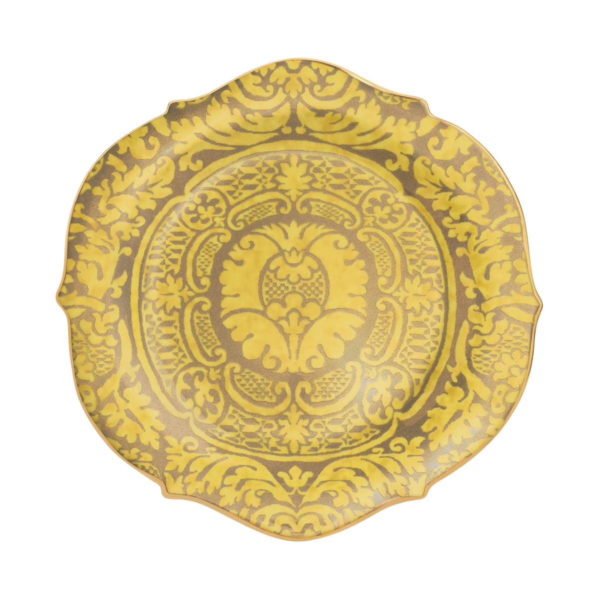 L'Objet, Fortuny yellow, Round platter