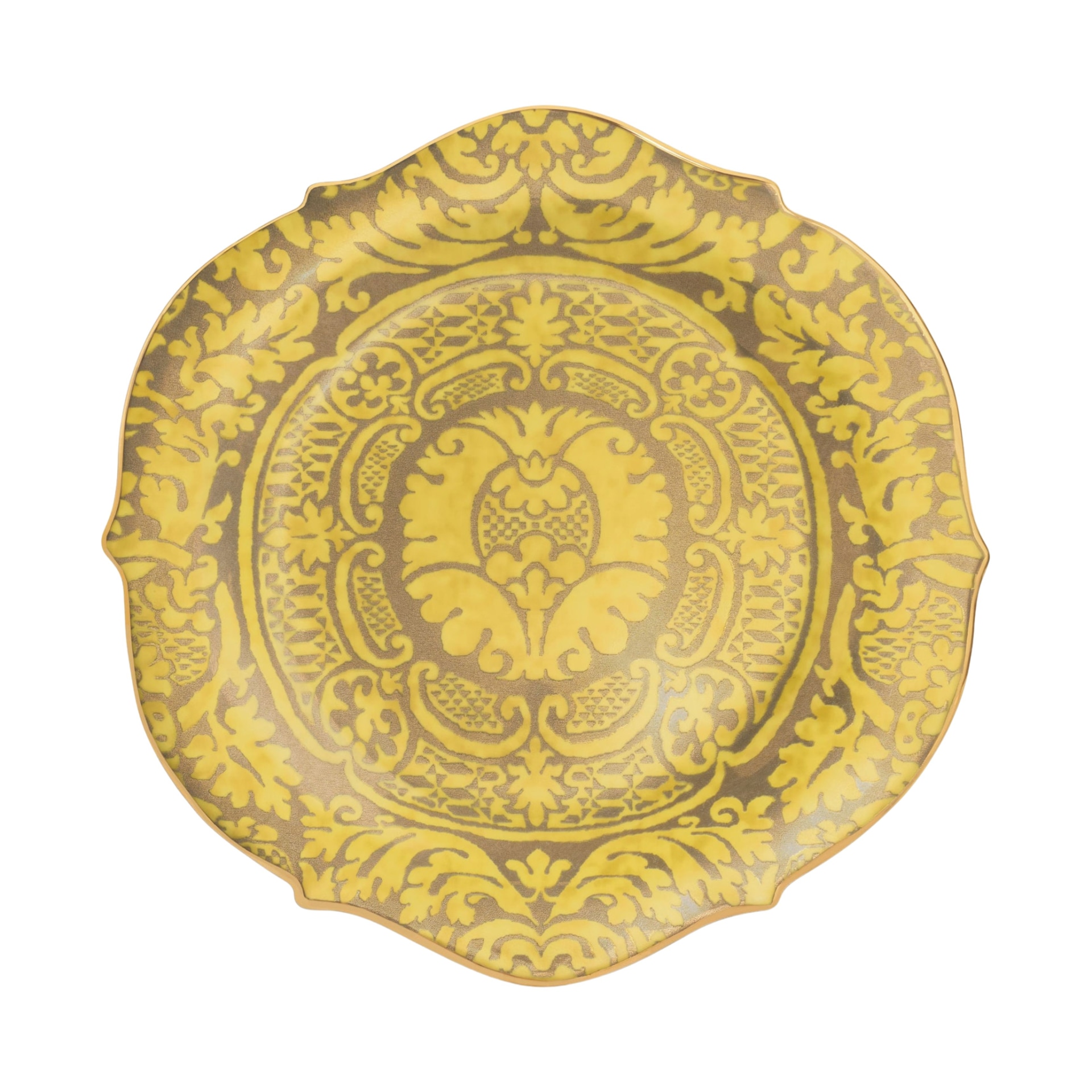 L'Objet, Fortuny yellow, Round platter
