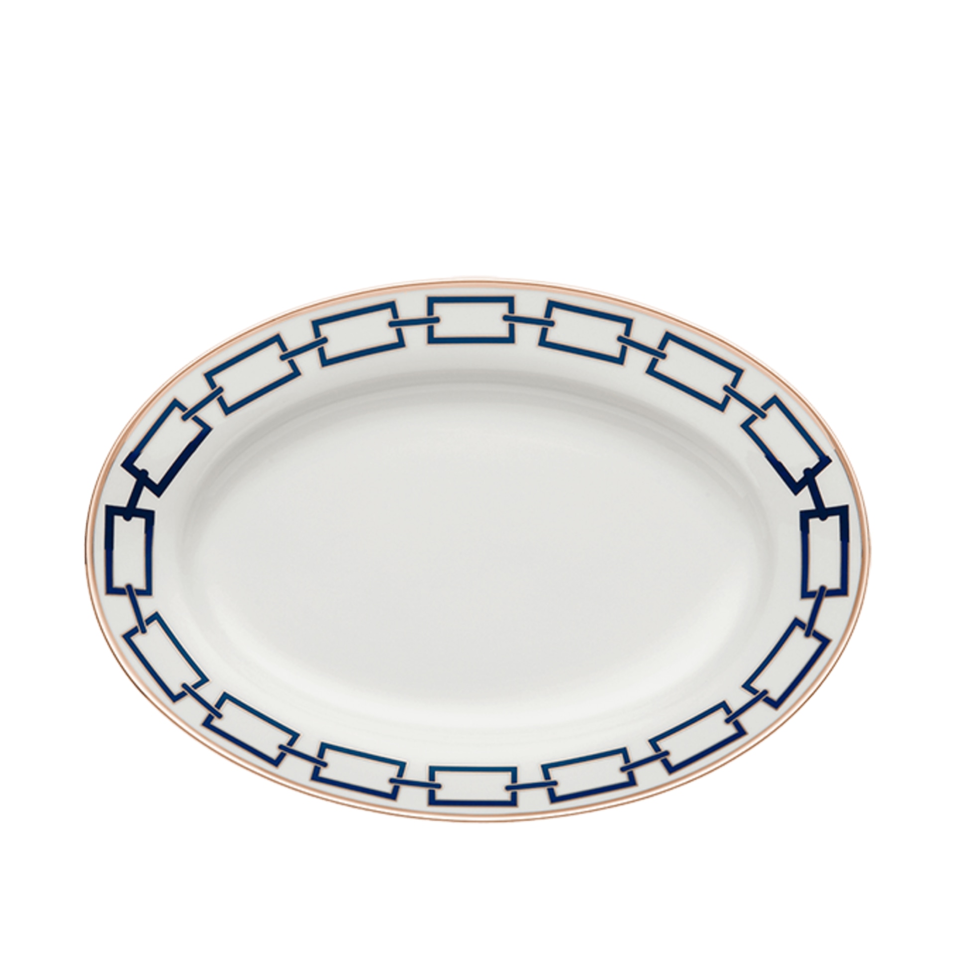 Ginori 1735, Catene Zaffiro, Oval platter