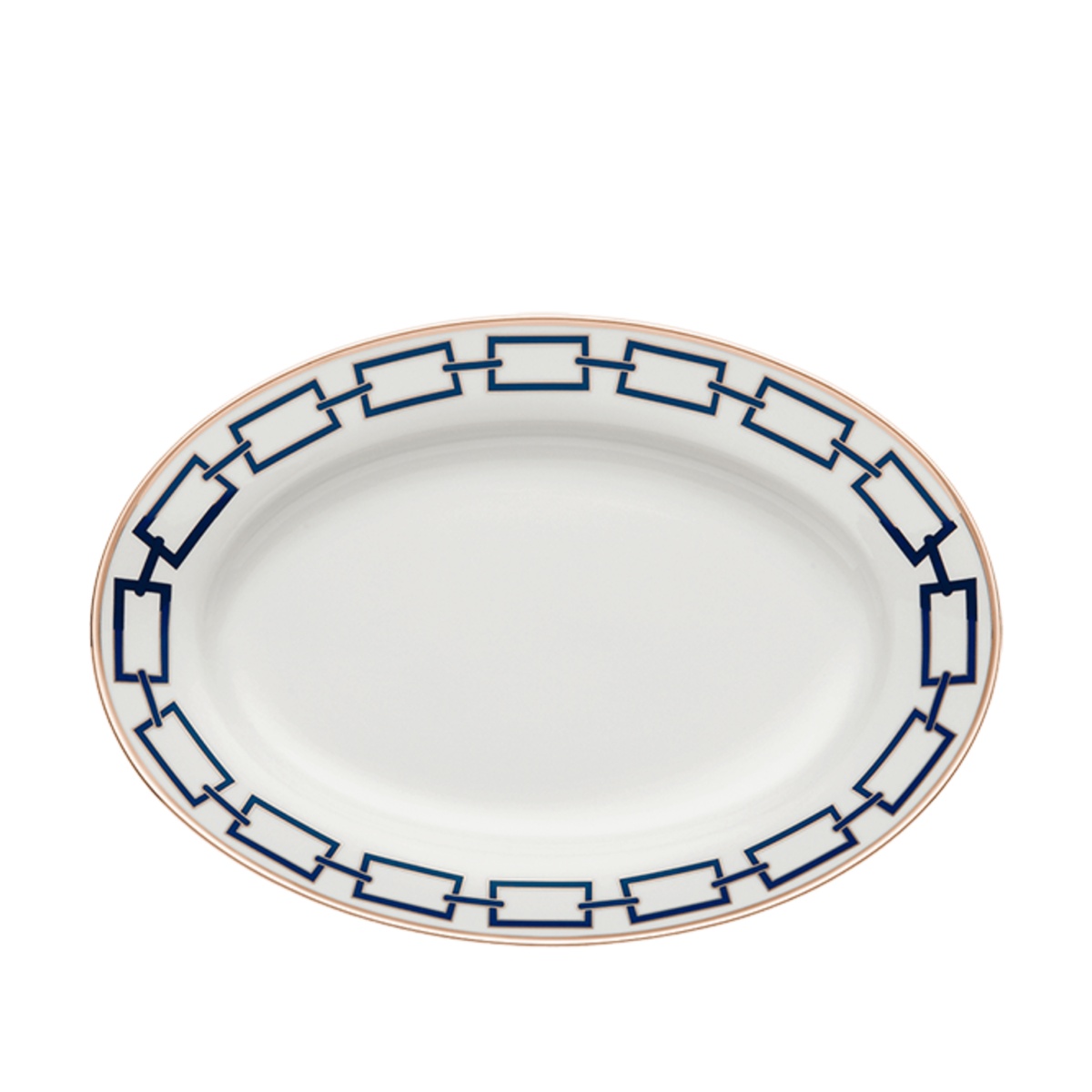 Ginori 1735, Catene Zaffiro, Large oval platter