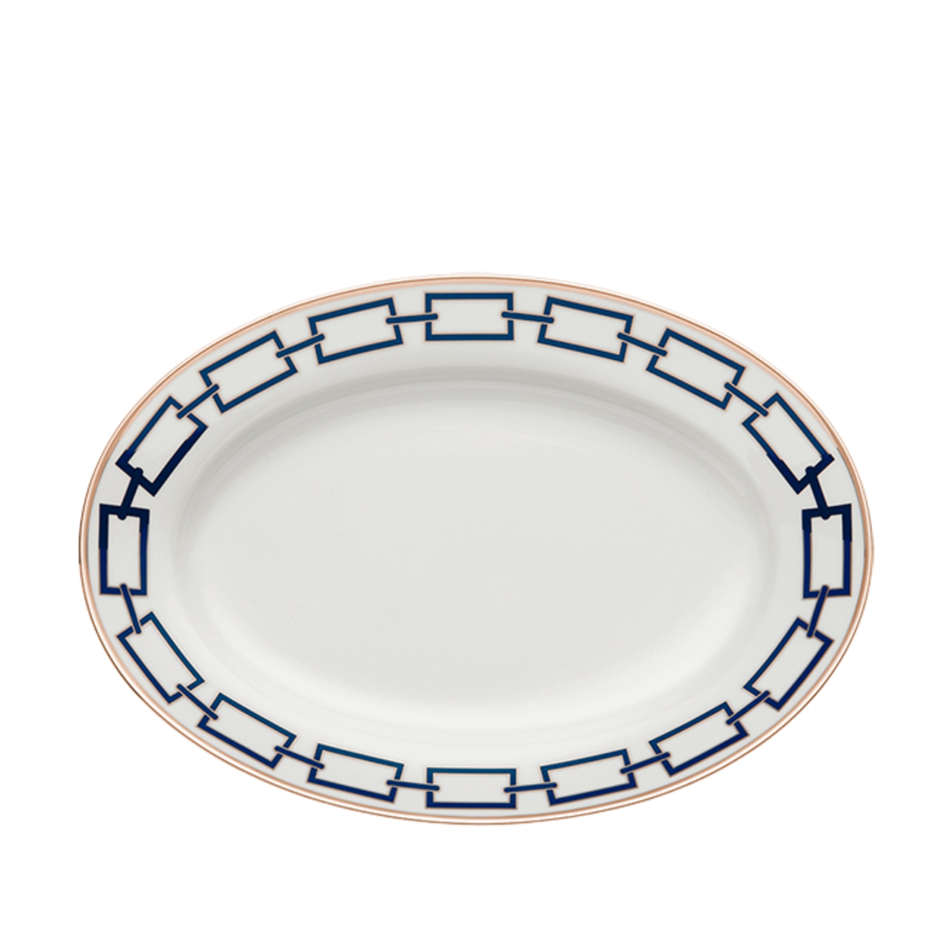 Ginori 1735, Catene Zaffiro, Large oval platter