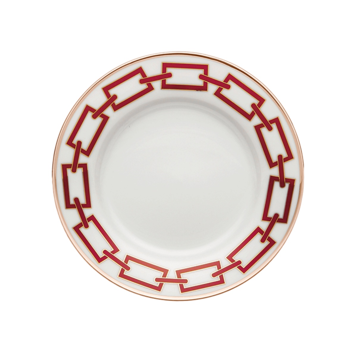 Ginori 1735, Catene Scarlatto, Bread plate