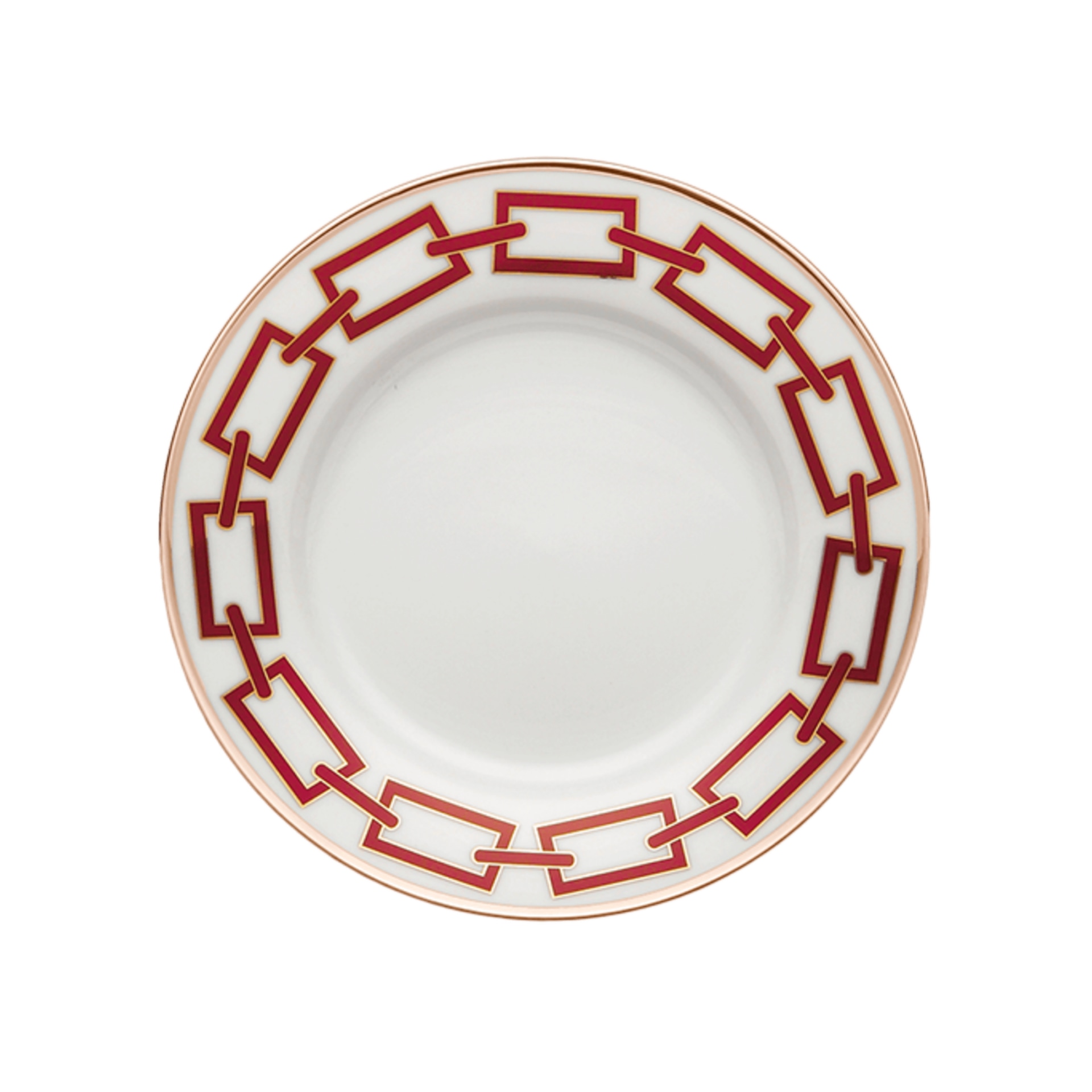 Ginori 1735, Catene Scarlatto, Bread plate