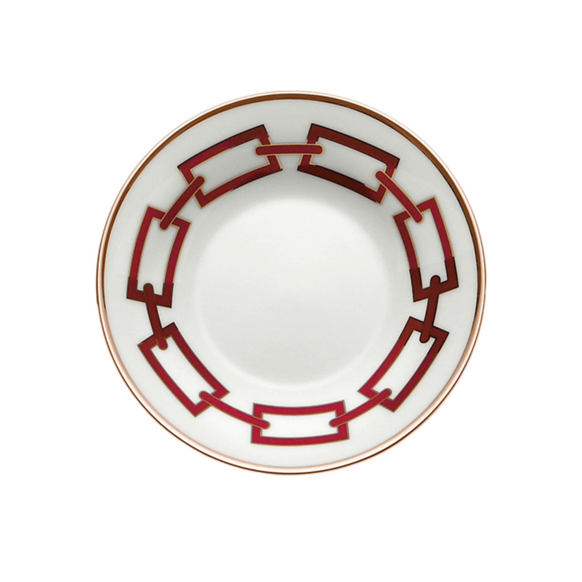Ginori 1735, Catene Scarlatto, Coffee saucer