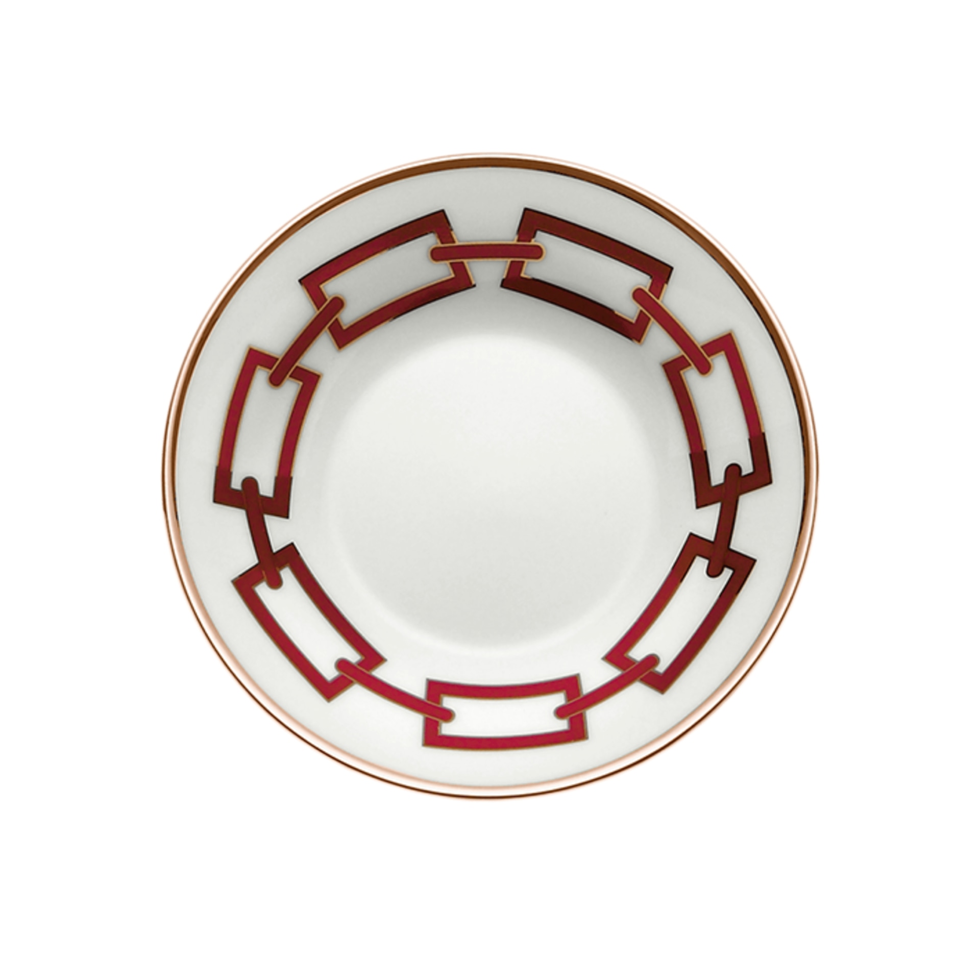 Ginori 1735, Catene Scarlatto, Coffee saucer