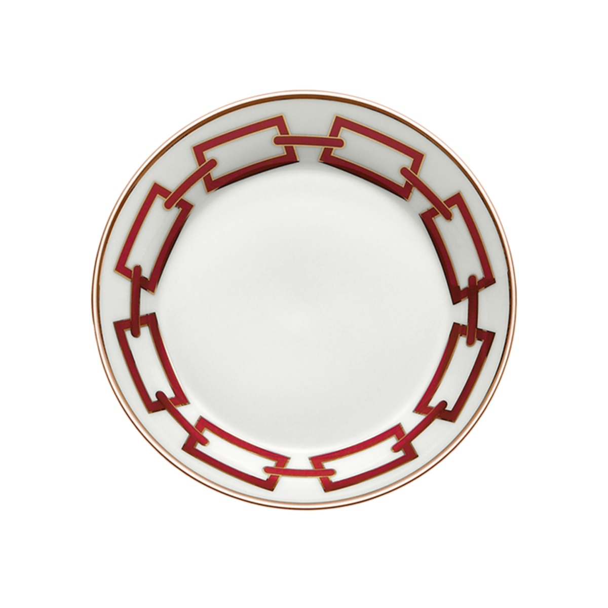 Ginori 1735, Catene Scarlatto, Tea saucer