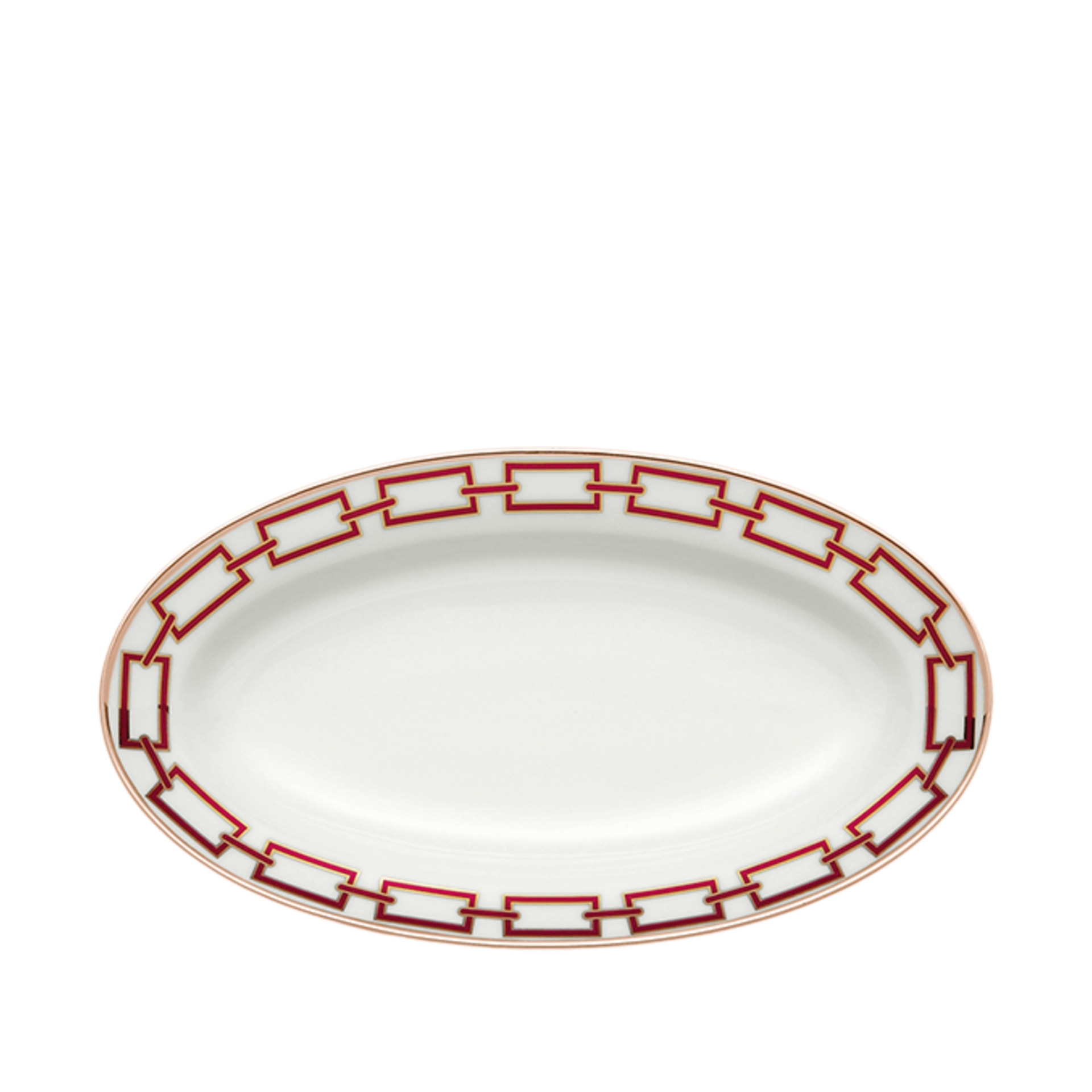 Ginori 1735, Catene Scarlatto, Pickle dish