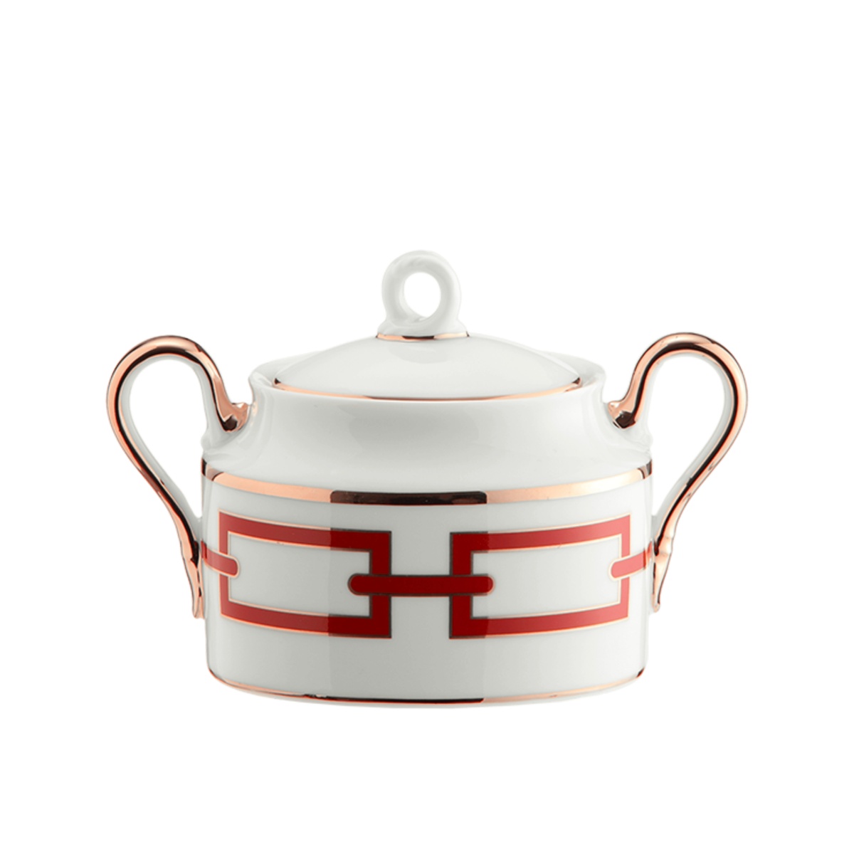 Ginori 1735, Catene Scarlatto, Sugar bowl