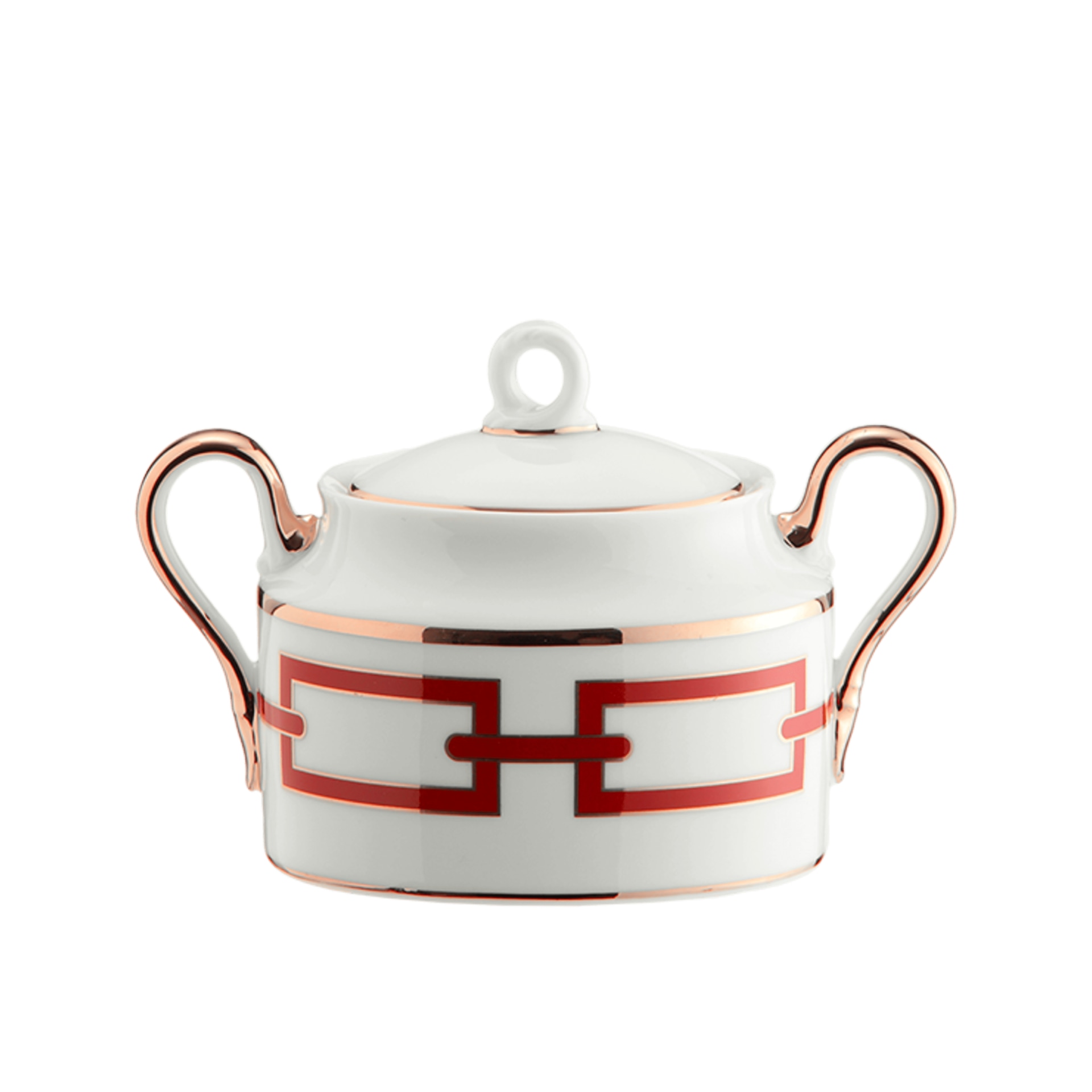Ginori 1735, Catene Scarlatto, Sugar bowl