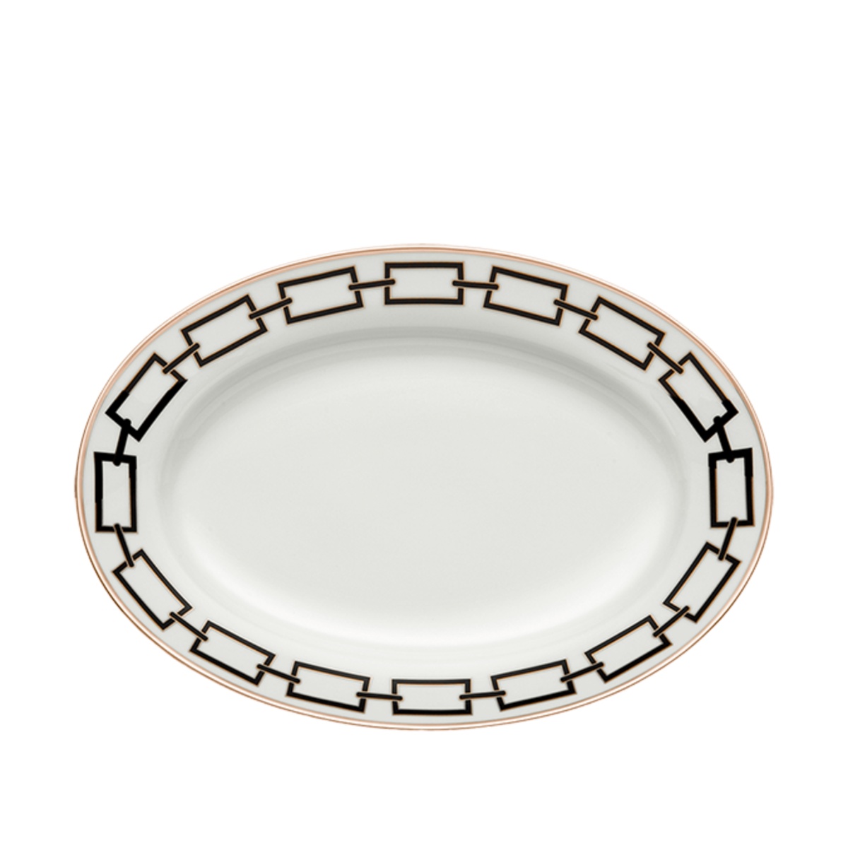 Ginori 1735, Catene Nero, Oval platter