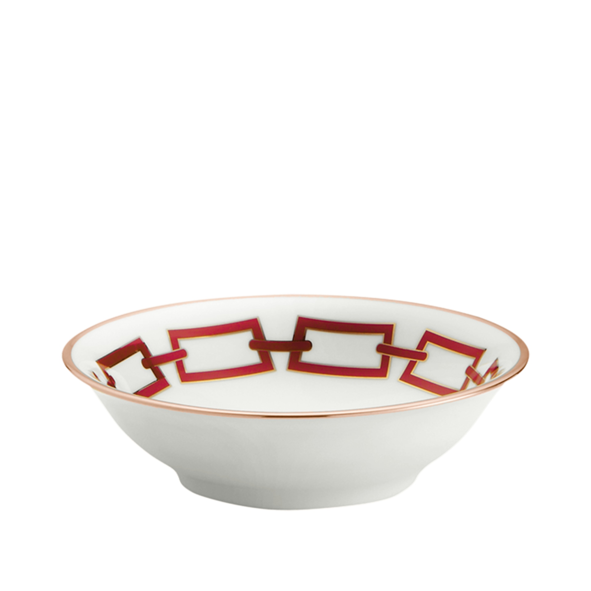 Ginori 1735, Catene Scarlatto, Small bowl