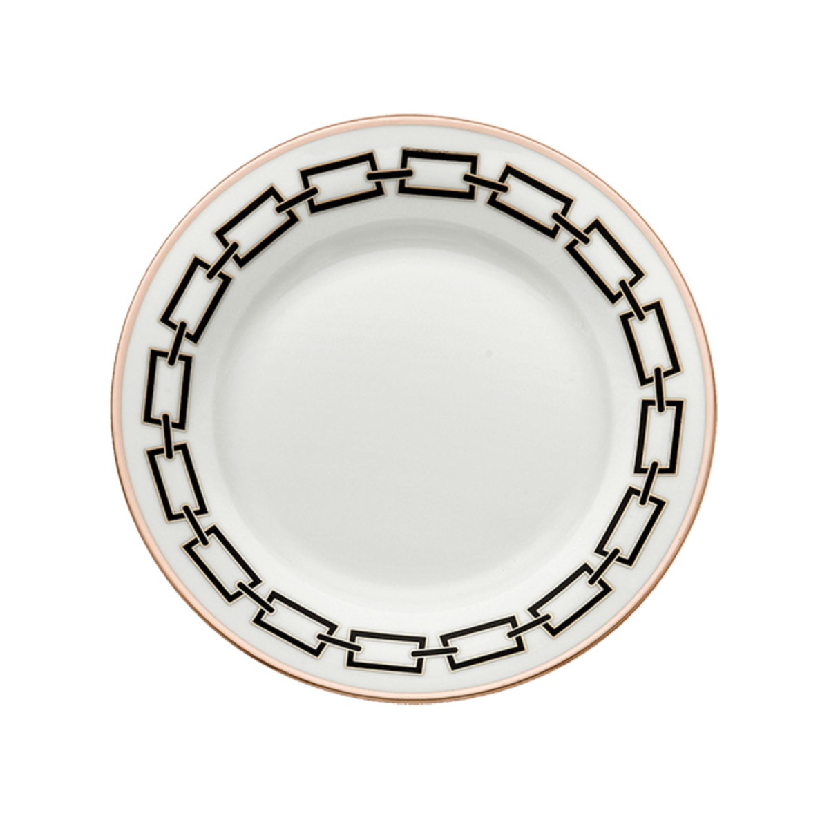 Ginori 1735, Catene Nero, Dessert plate