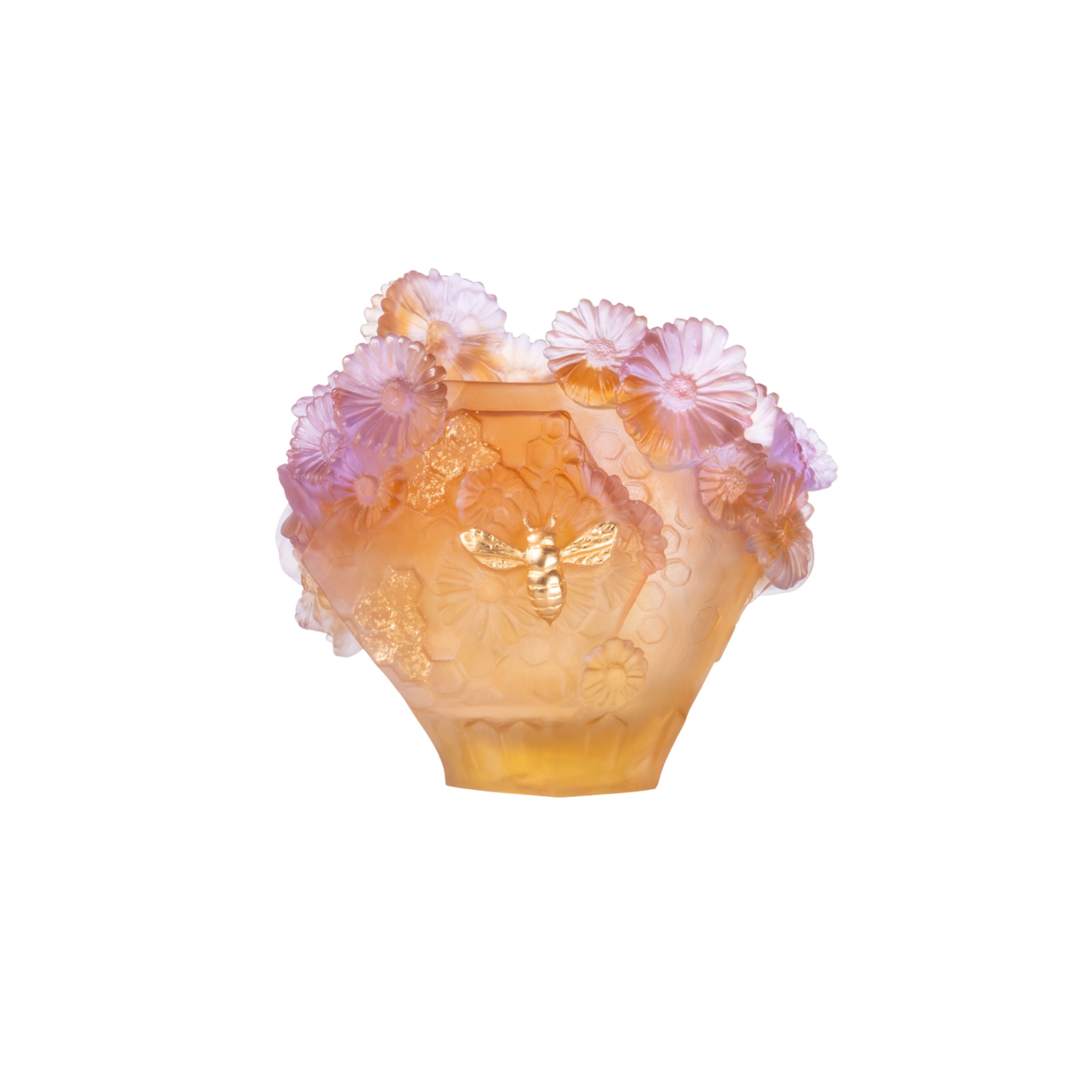 Daum, Or d'Abeille, Medium vase