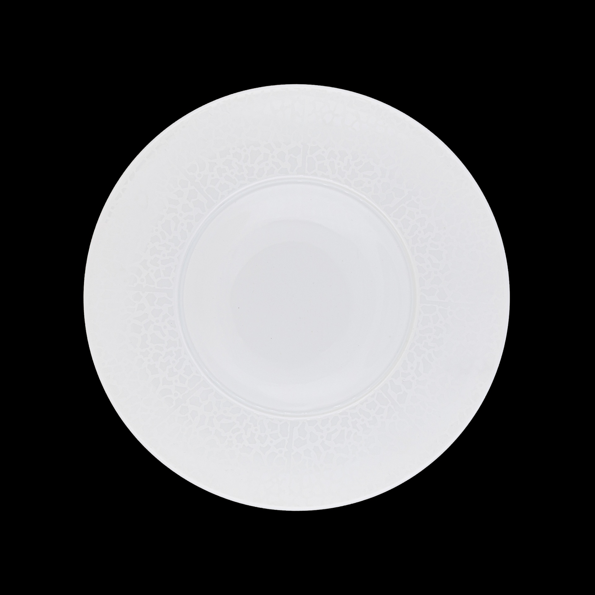 Robert Haviland & C. Parlon, Serengeti White, Dinner plate