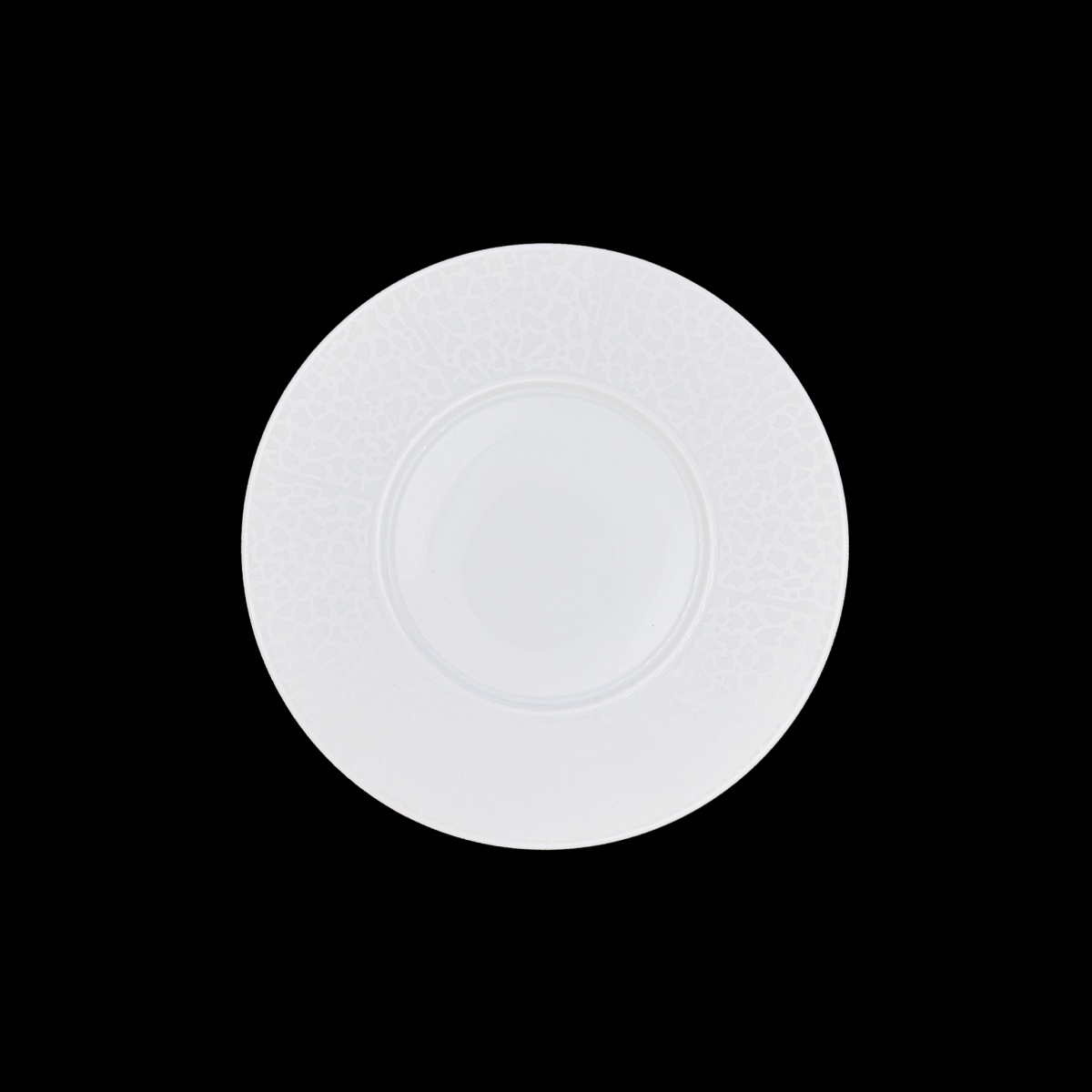 Robert Haviland & C. Parlon, Serengeti White, Dessert plate