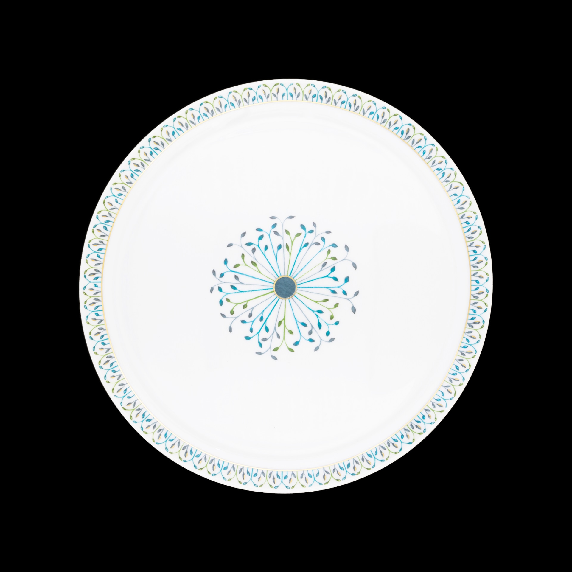 Robert Haviland & C. Parlon, Jardin de louise, Round flat tarte dish