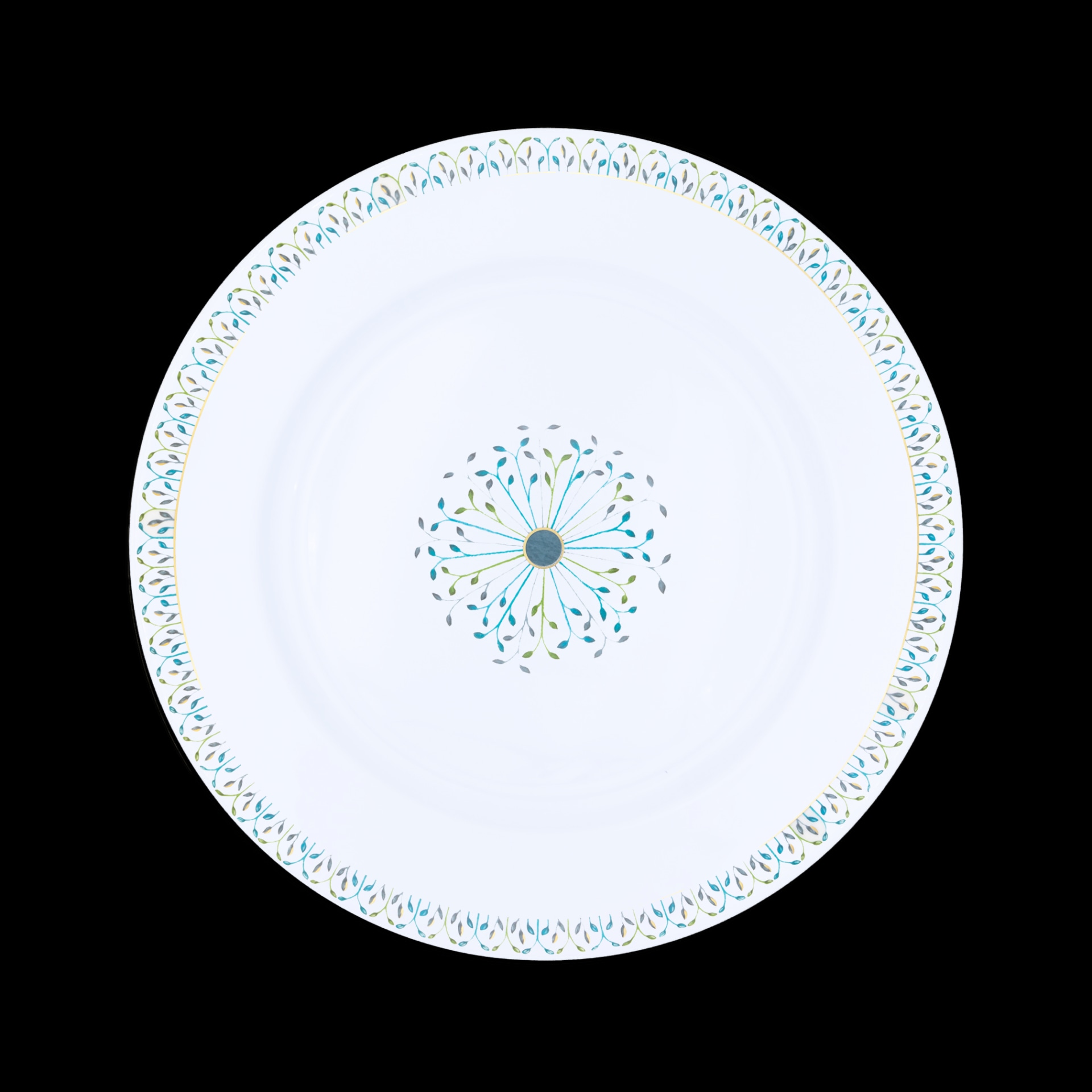 Robert Haviland & C. Parlon, Jardin de louise, Round flat dish