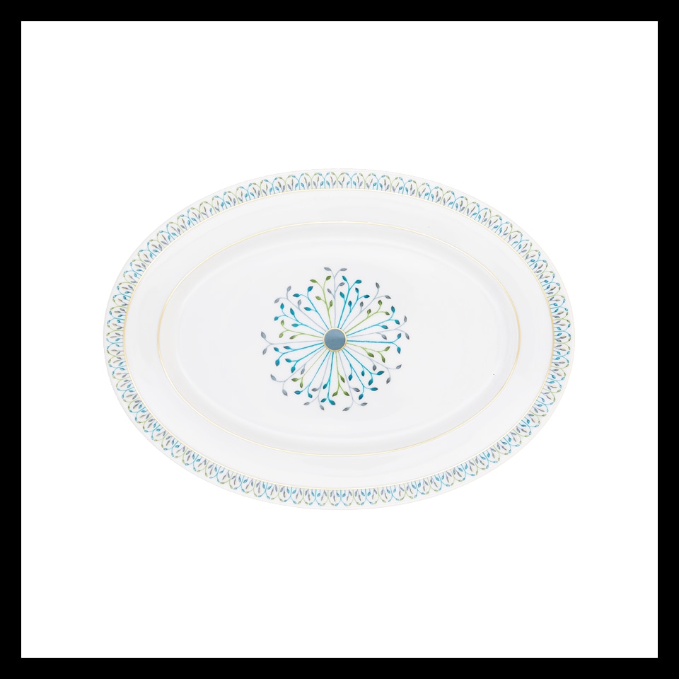 Robert Haviland & C. Parlon, Jardin de louise, Oval platter 36 cm