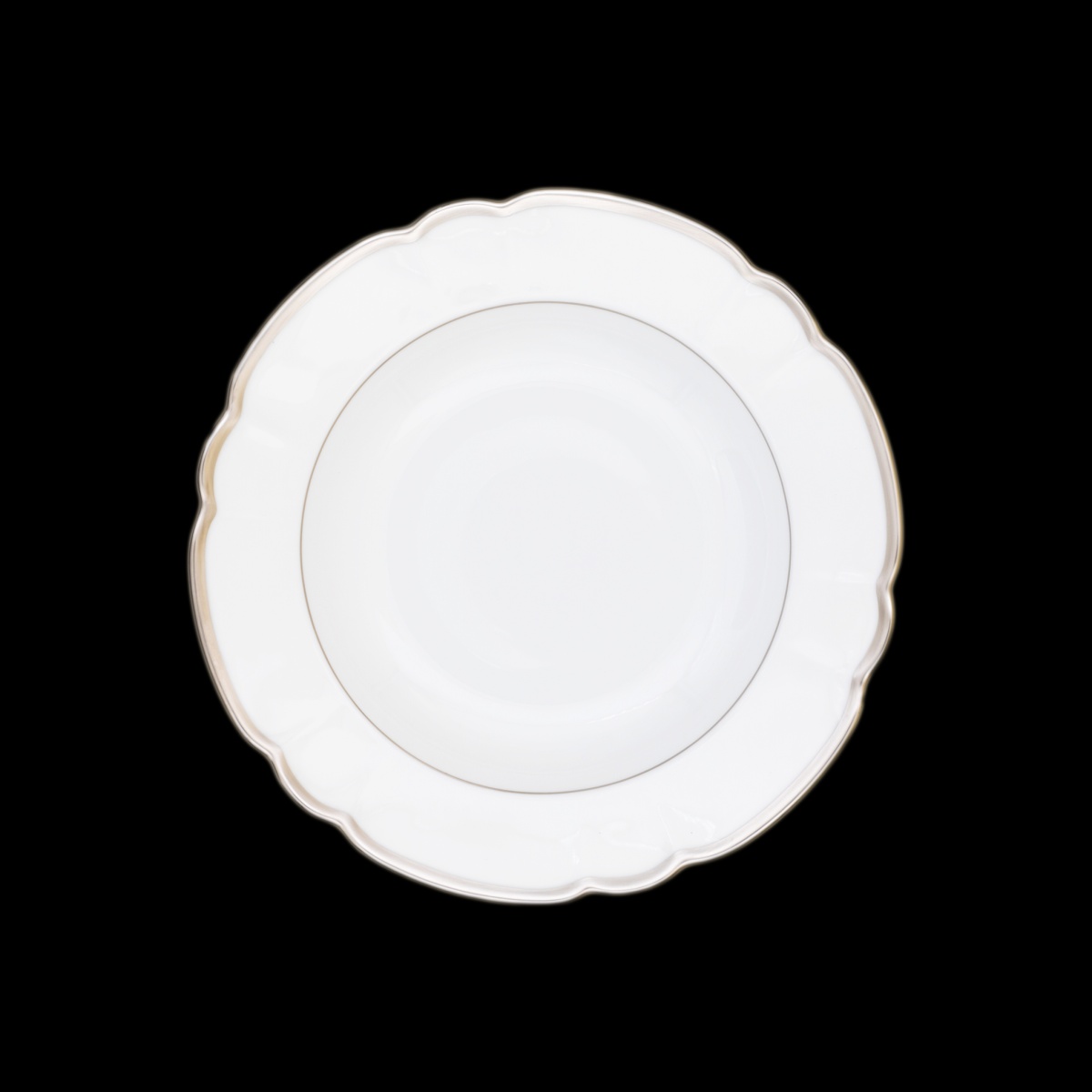 Robert Haviland & C. Parlon, Colette Platinum, Rim soup plate