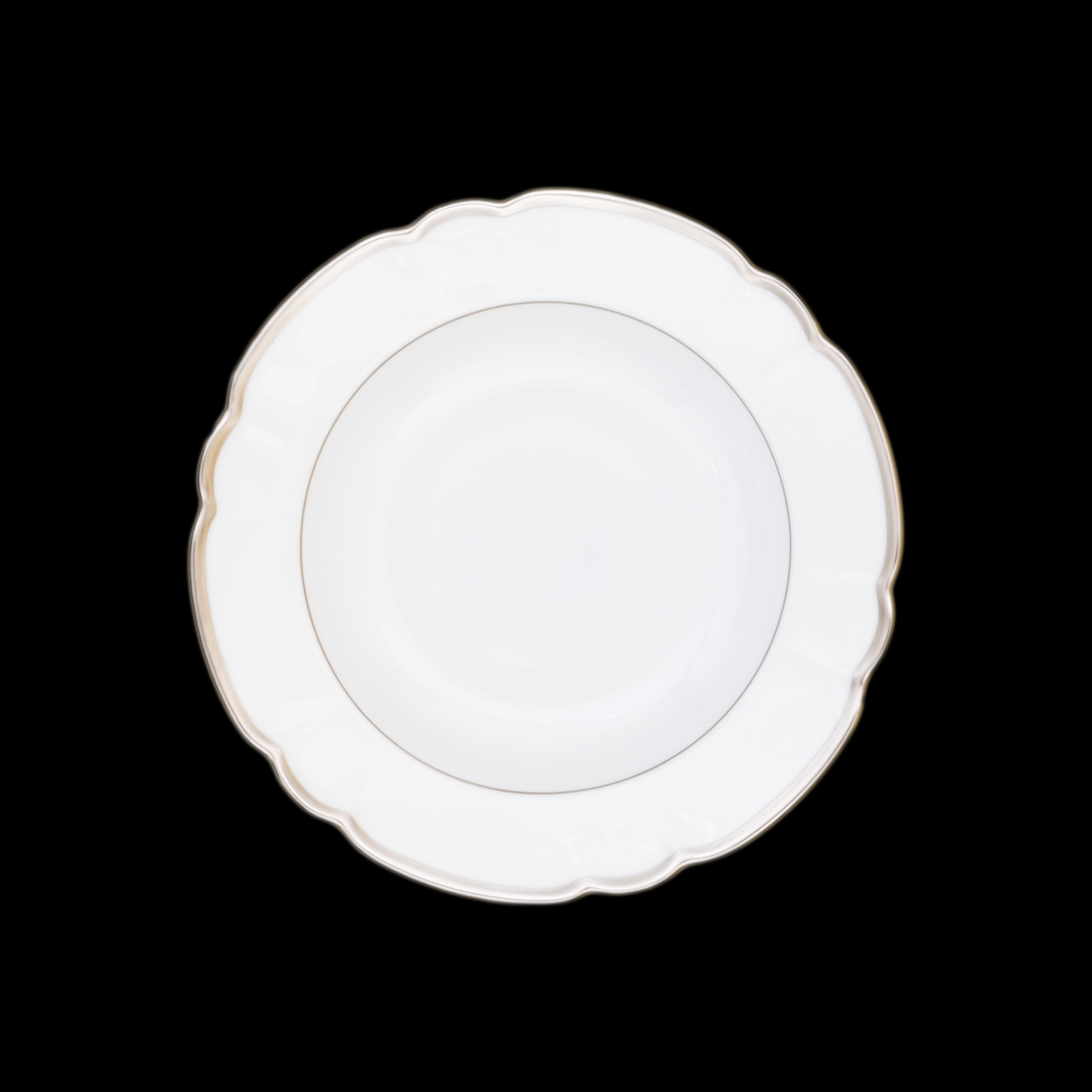 Robert Haviland & C. Parlon, Colette Platinum, Rim soup plate