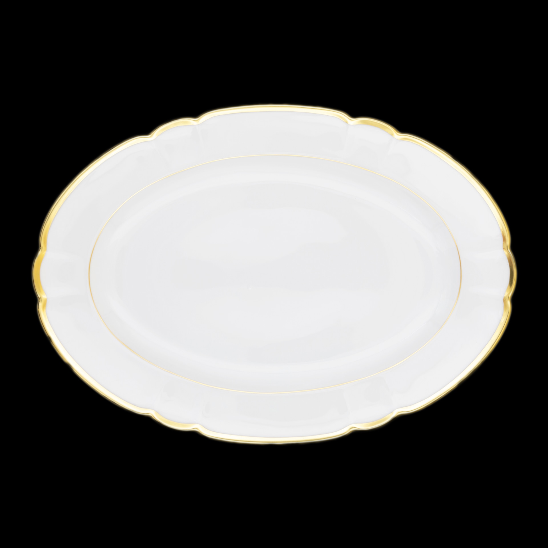 Robert Haviland & C. Parlon, Colette Gold, Oval platter 42 cm