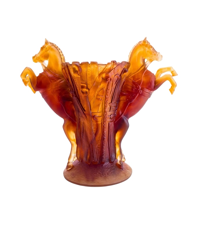 Daum, Rêve Equestre, Large vase, limited edition