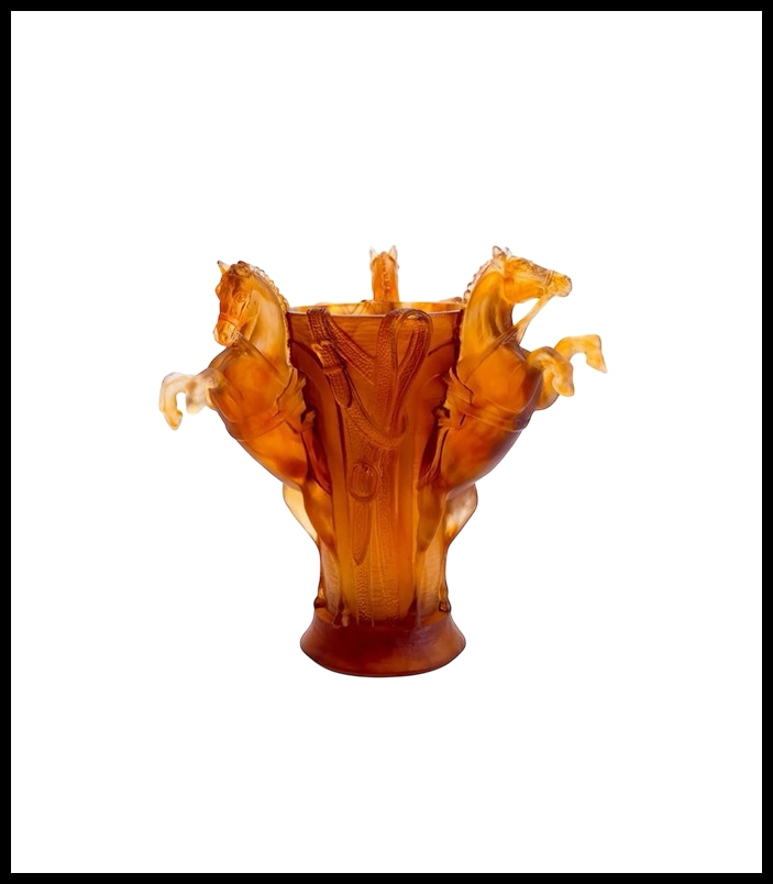 Daum, Rêve Equestre, Medium vase, limited edition