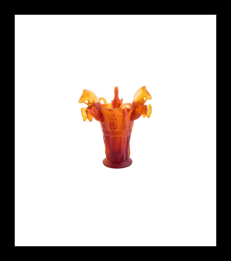 Daum, Rêve Equestre, Small vase, limited edition