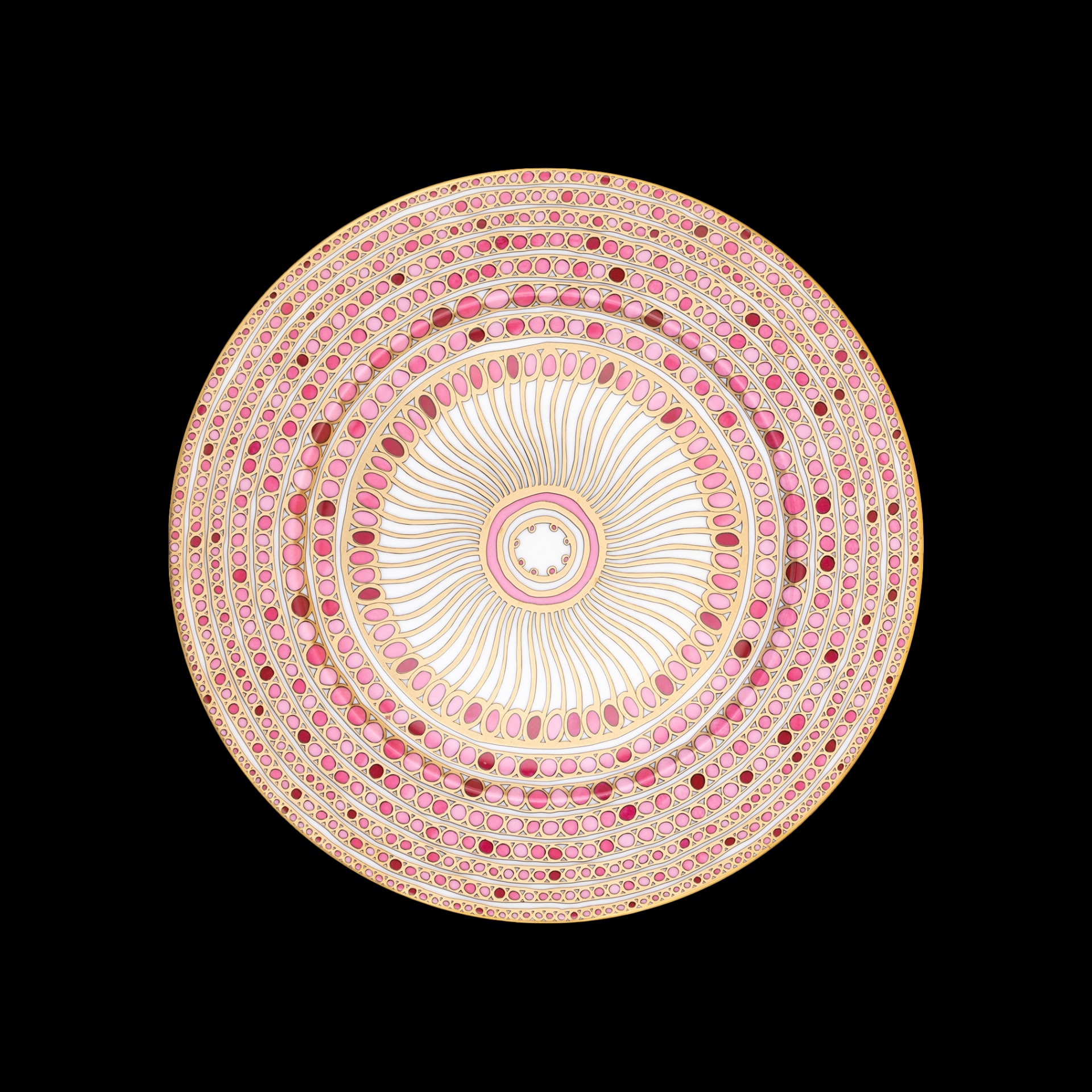 Robert Haviland & C. Parlon, Syracuse Fuschia, Presentation plate