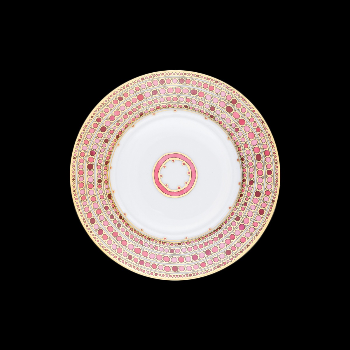 Robert Haviland & C. Parlon, Syracuse Fuschia, Dessert plate