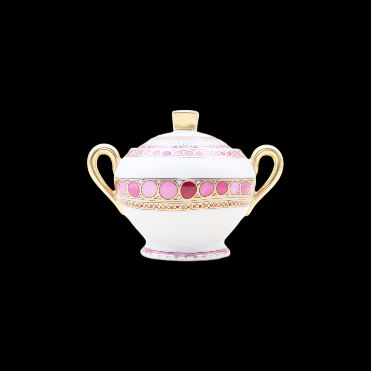 Robert Haviland & C. Parlon, Syracuse Fuschia, Sugar bowl